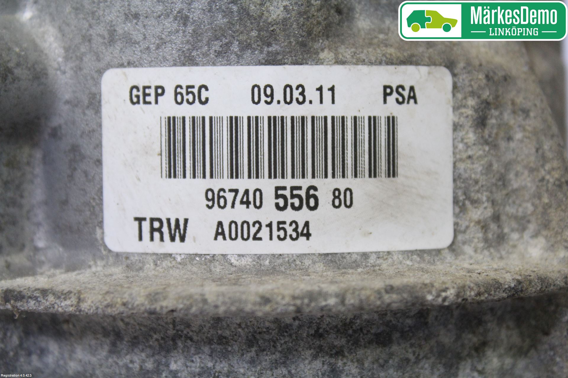 Citroen C4 PICASSO 06-13 Servostyring Eletrisk Pumpe