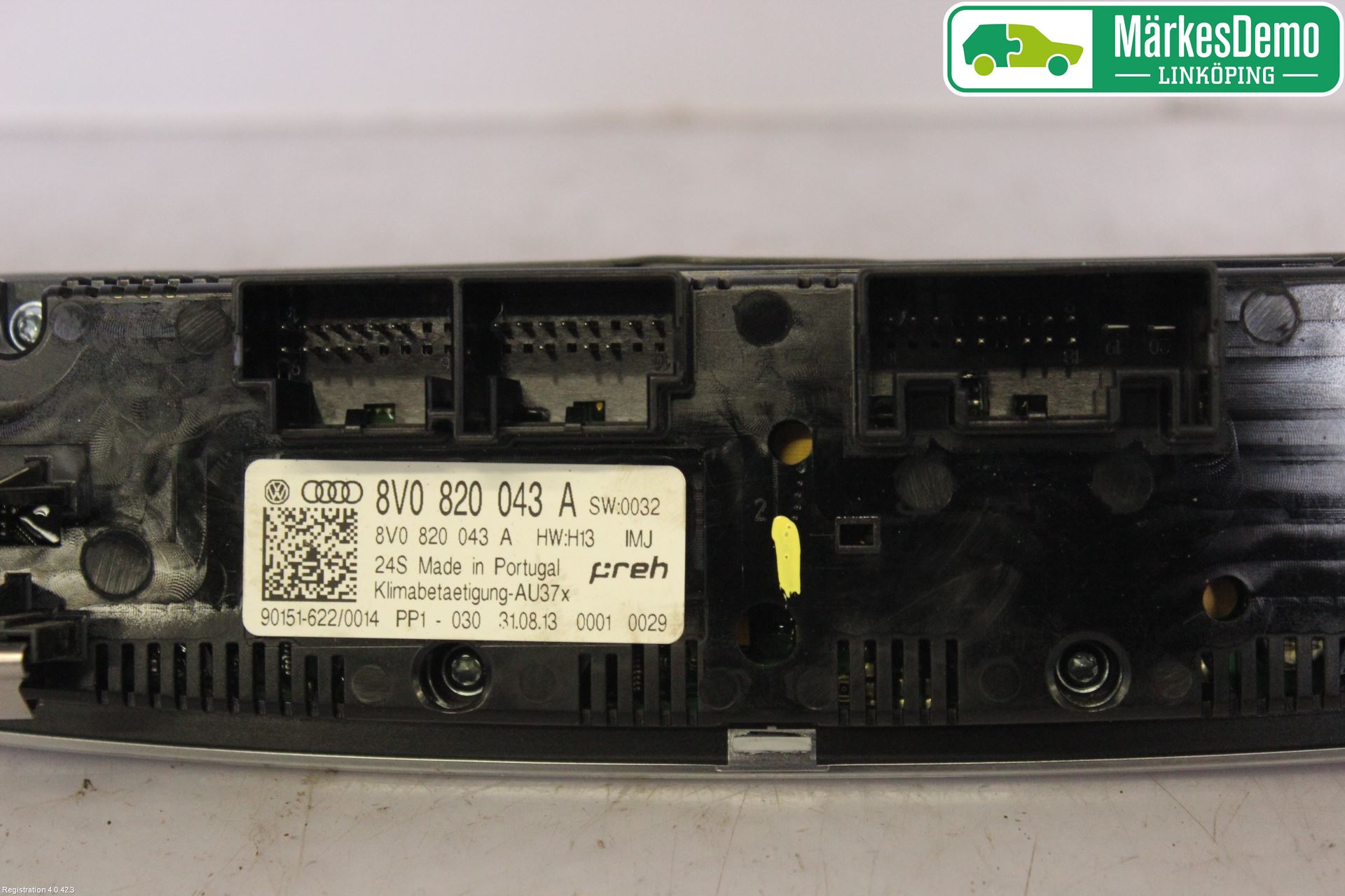 Audi A3/S3 8V 13-20 Varme Ac Betjening-Display