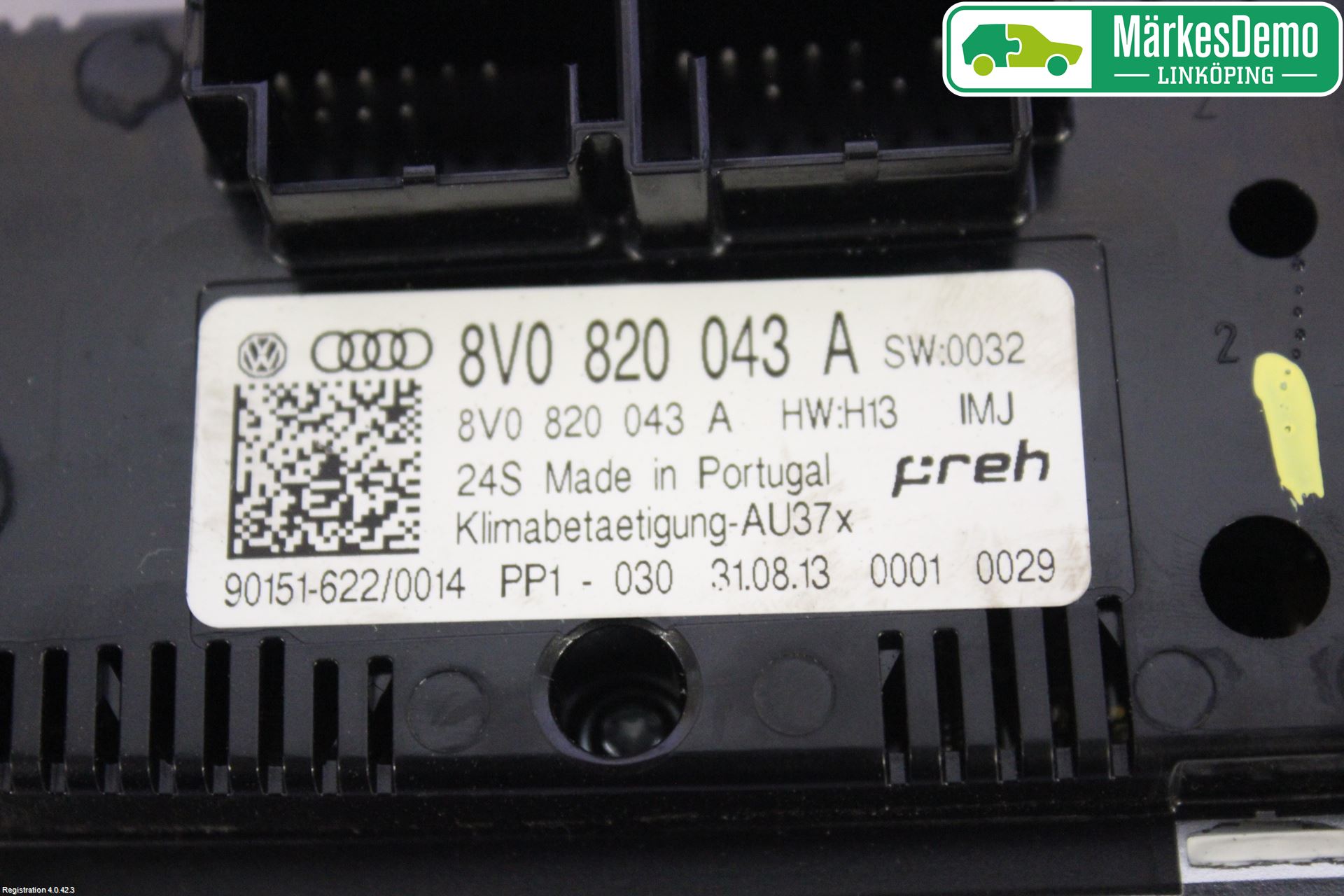 Audi A3/S3 8V 13-20 Varme Ac Betjening-Display