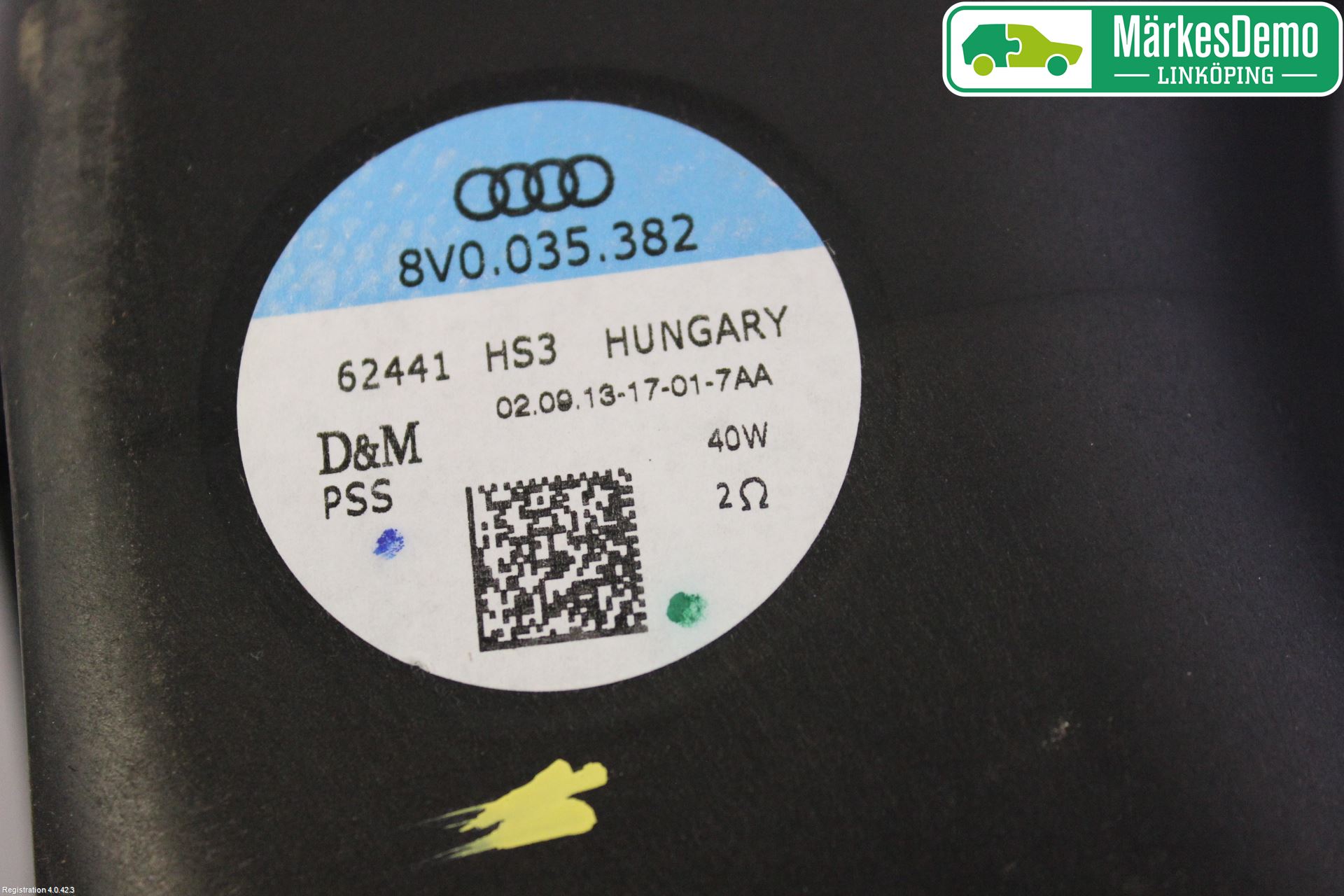 Audi A3/S3 8V 13-20 Innr Høyttaler