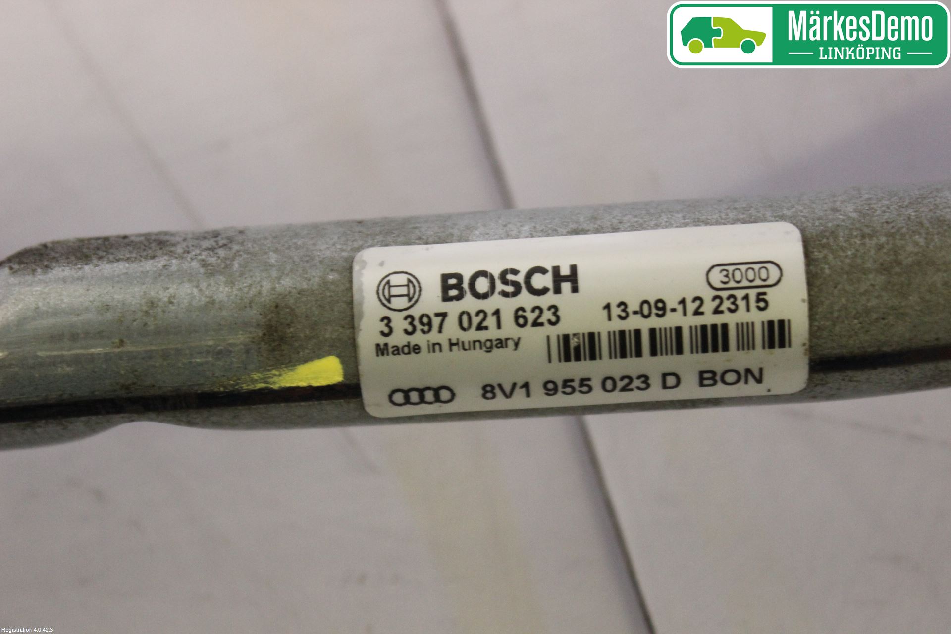 Audi A3/S3 8V 13-20 Viskeroverføring Frontrute