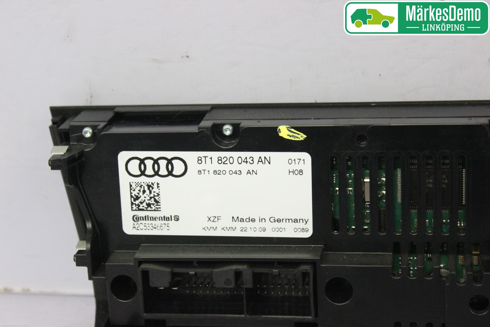 Audi A5 07-16 Varme Ac Betjening-Display