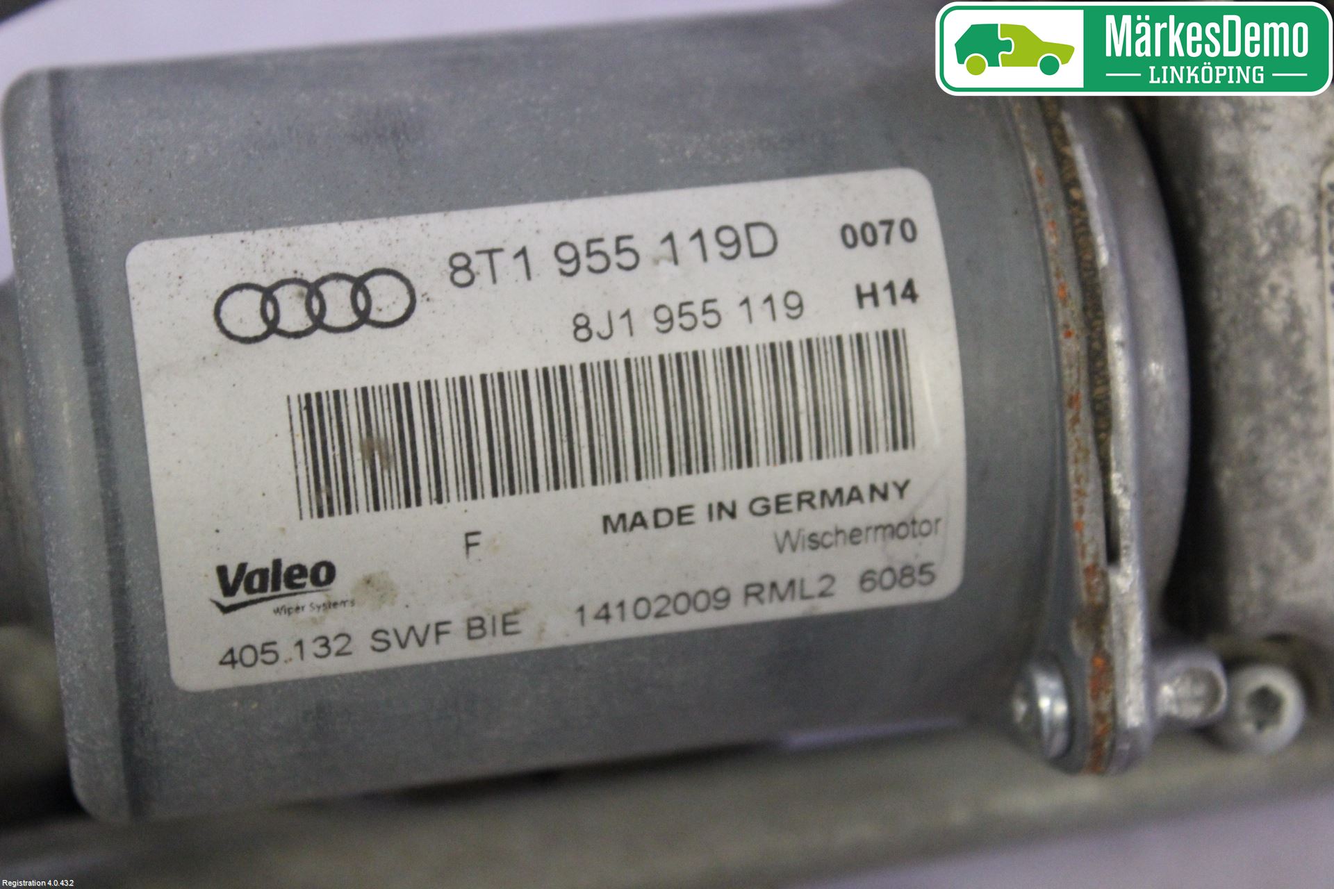 Audi A5 07-16 Viskermotor Frontrute