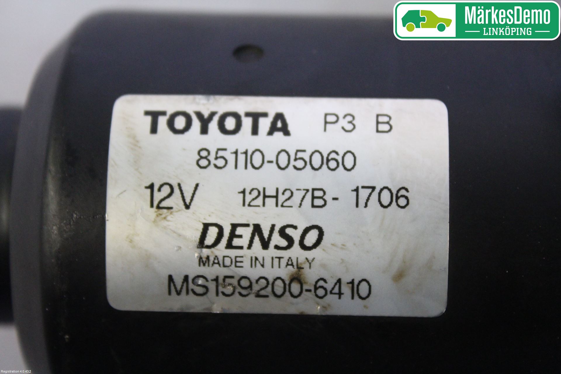 Toyota AVENSIS 07-08 Viskermotor Frontrute