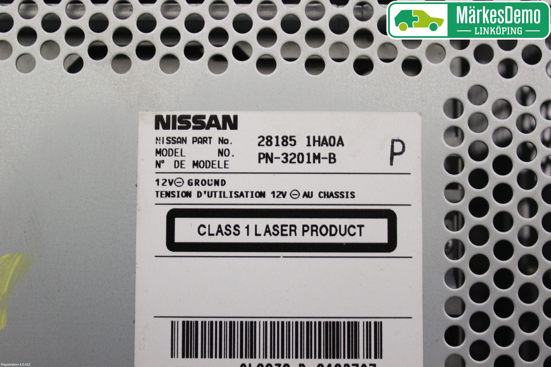 Nissan MICRA 11-16 Stereo Radio Med Cd