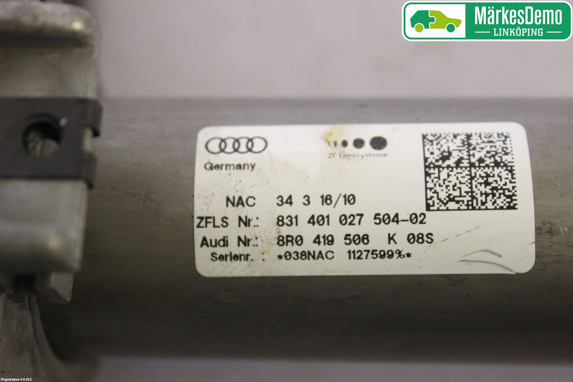 Audi Q5 09-16 Rattakselaggregat Justerbart