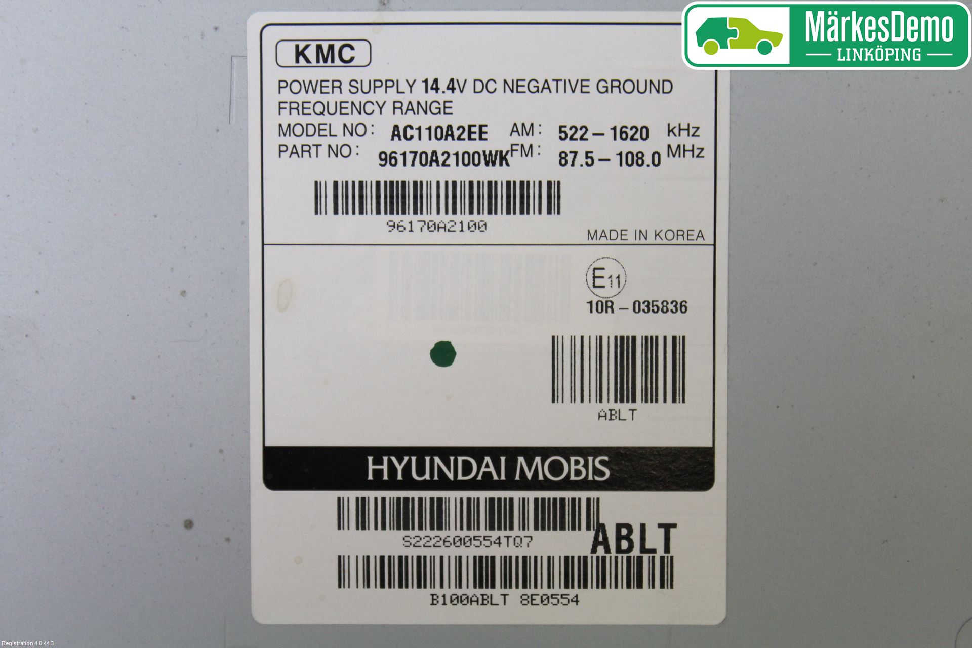 Kia CEED 12-18 Stereo Radio Med Cd