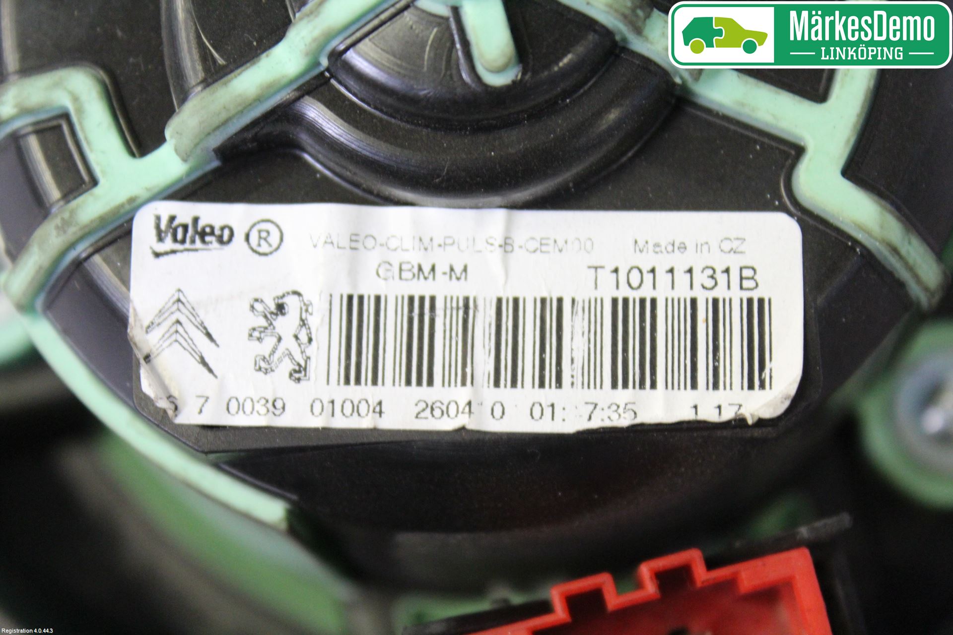 Peugeot 308 08-13 Varmeapparat Viftemotor