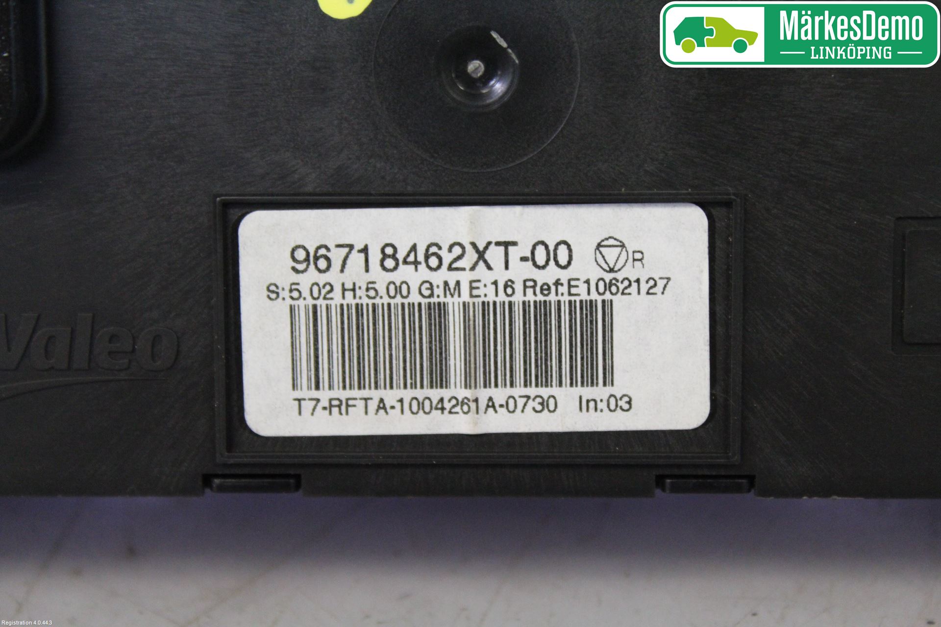 Peugeot 308 08-13 Varme Ac Betjening-Display