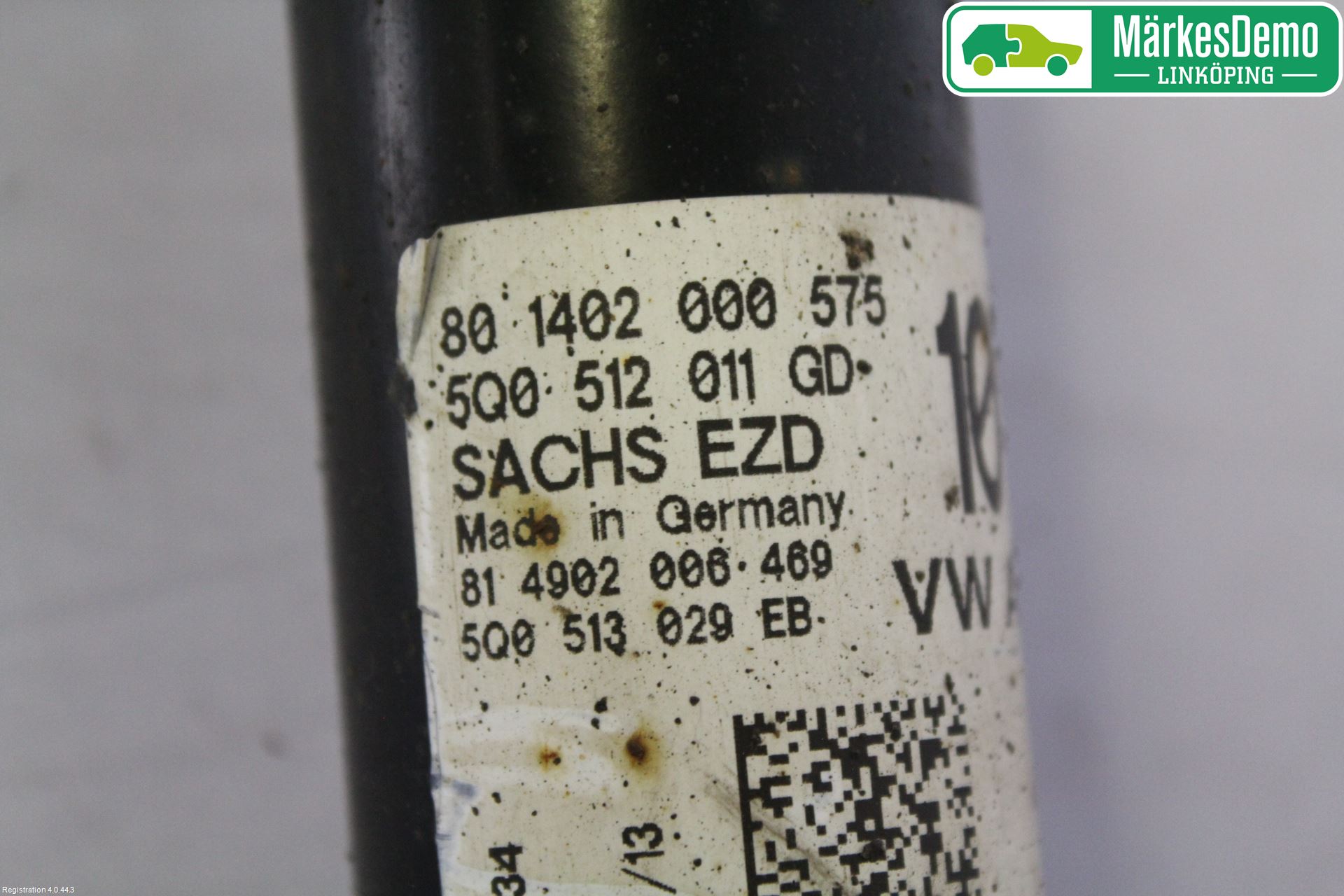 Audi A3/S3 8V 13-20 Støtdemper Bak