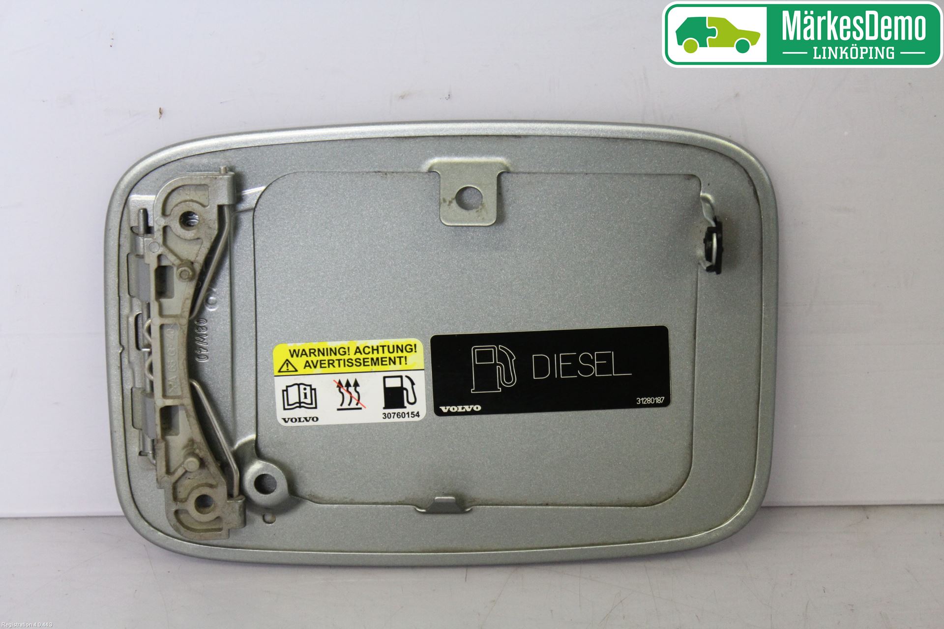 Volvo V50 08-12 Drivstoff Tankluke