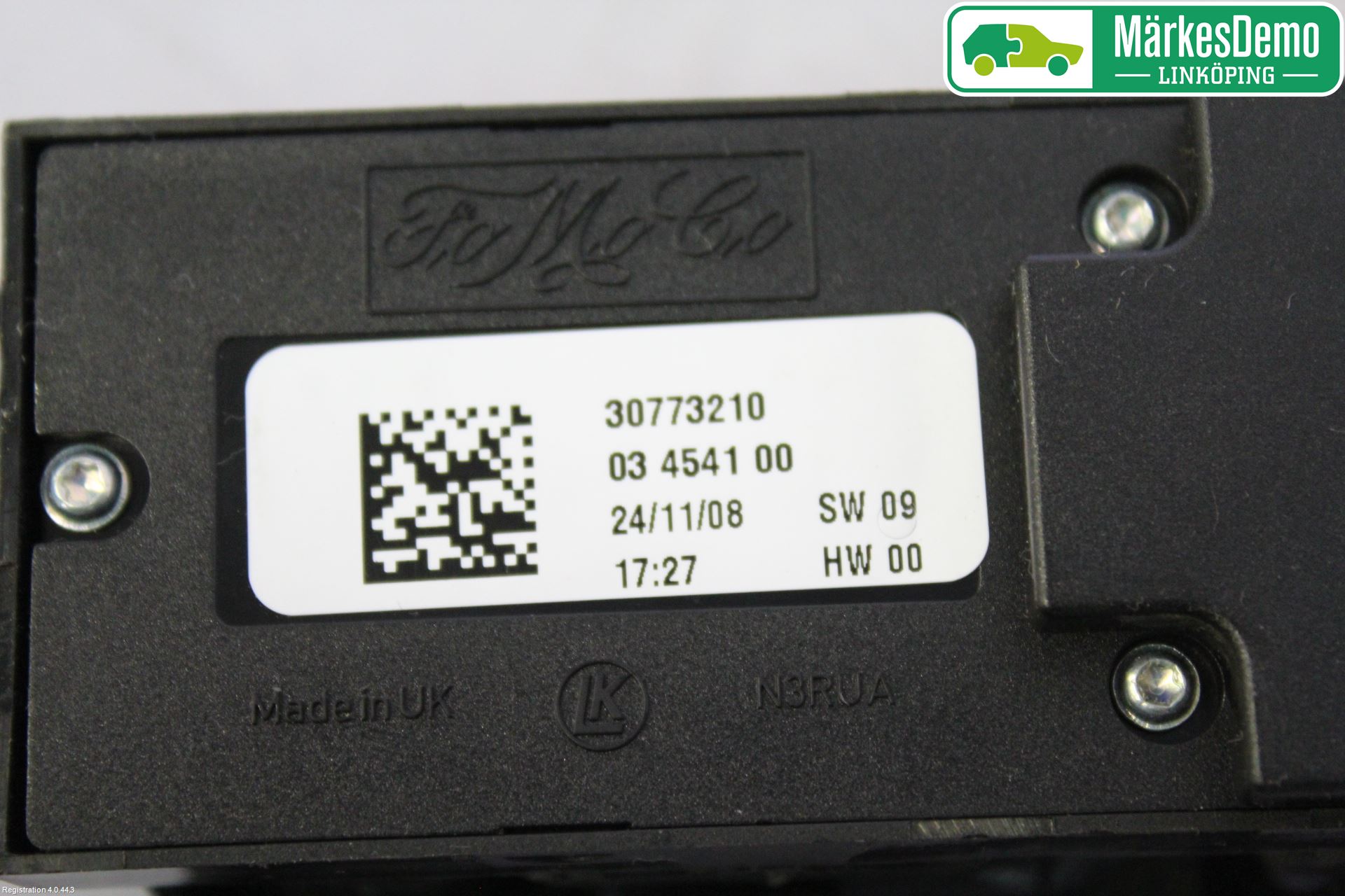 Volvo V50 08-12 Bryter Vindusheis