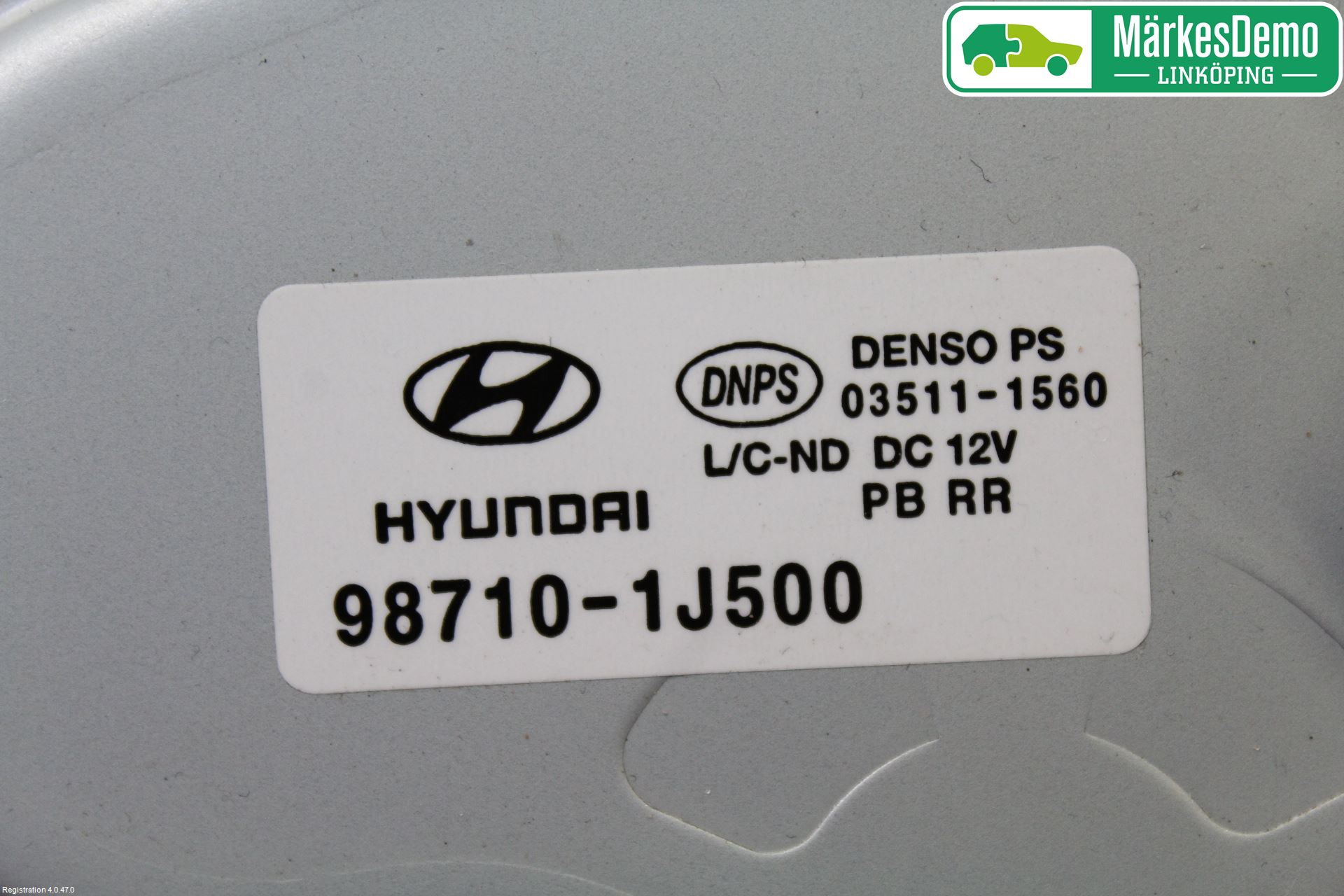Hyundai i20 PB 09-14 Viskermotor Bakluke