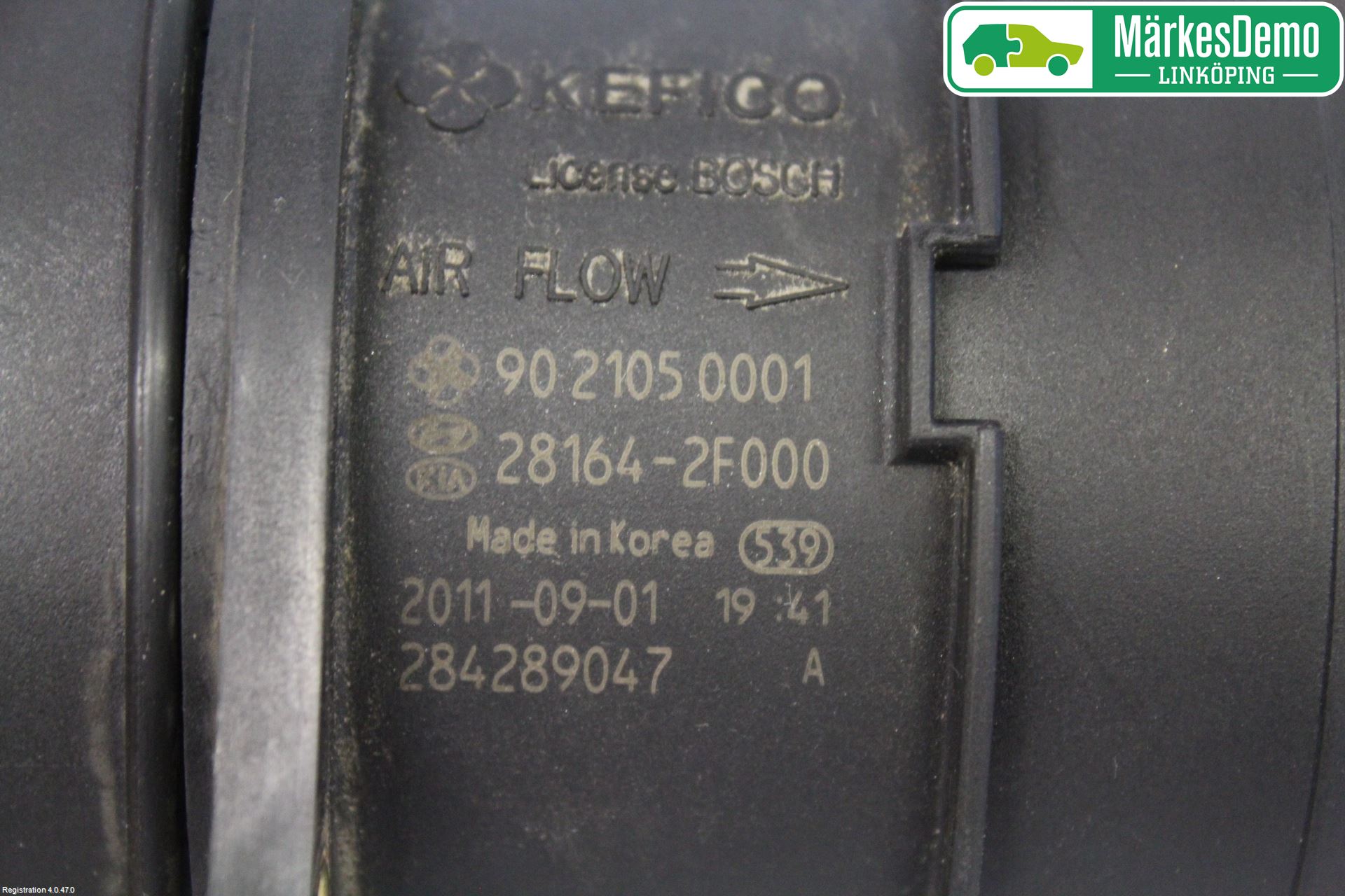 Kia SPORTAGE (SL) 11-15 Inns Luftmassemåler