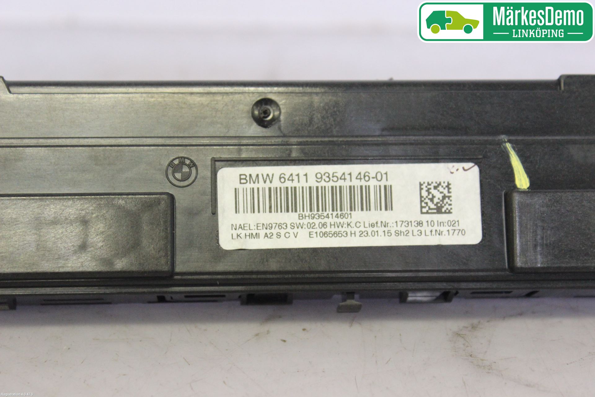 BMW 1 F20/F21 11-19 Varme Ac Betjening-Display