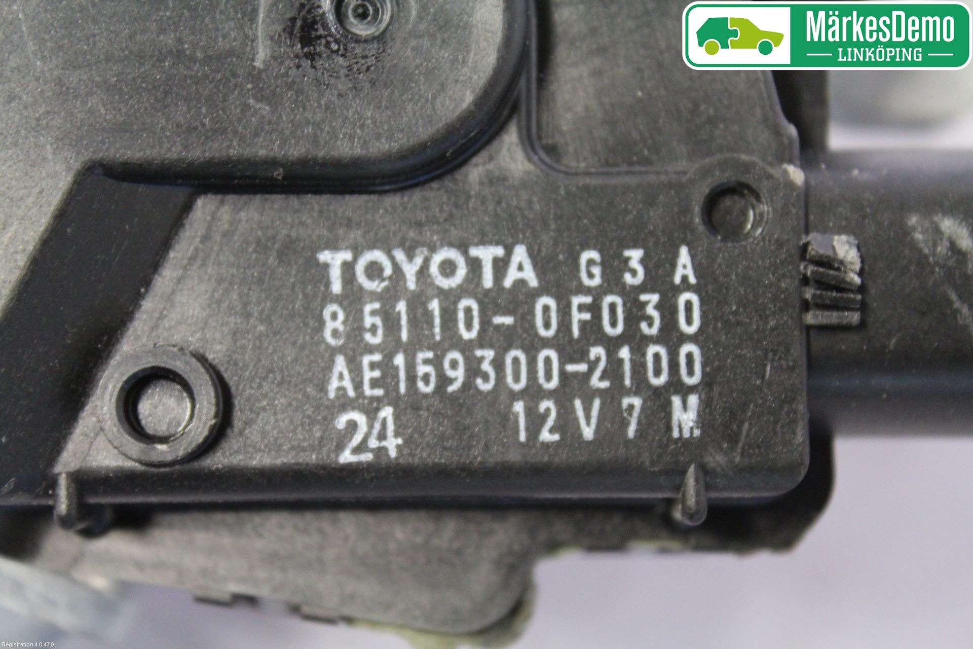 Toyota VERSO 09-18 Viskermotor Frontrute