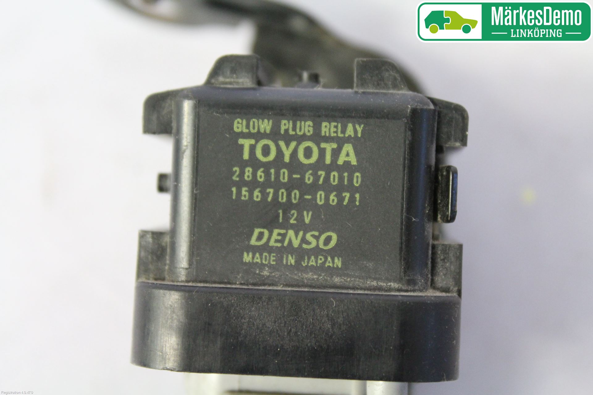 Toyota VERSO 09-18 Rele Gløding Diesel