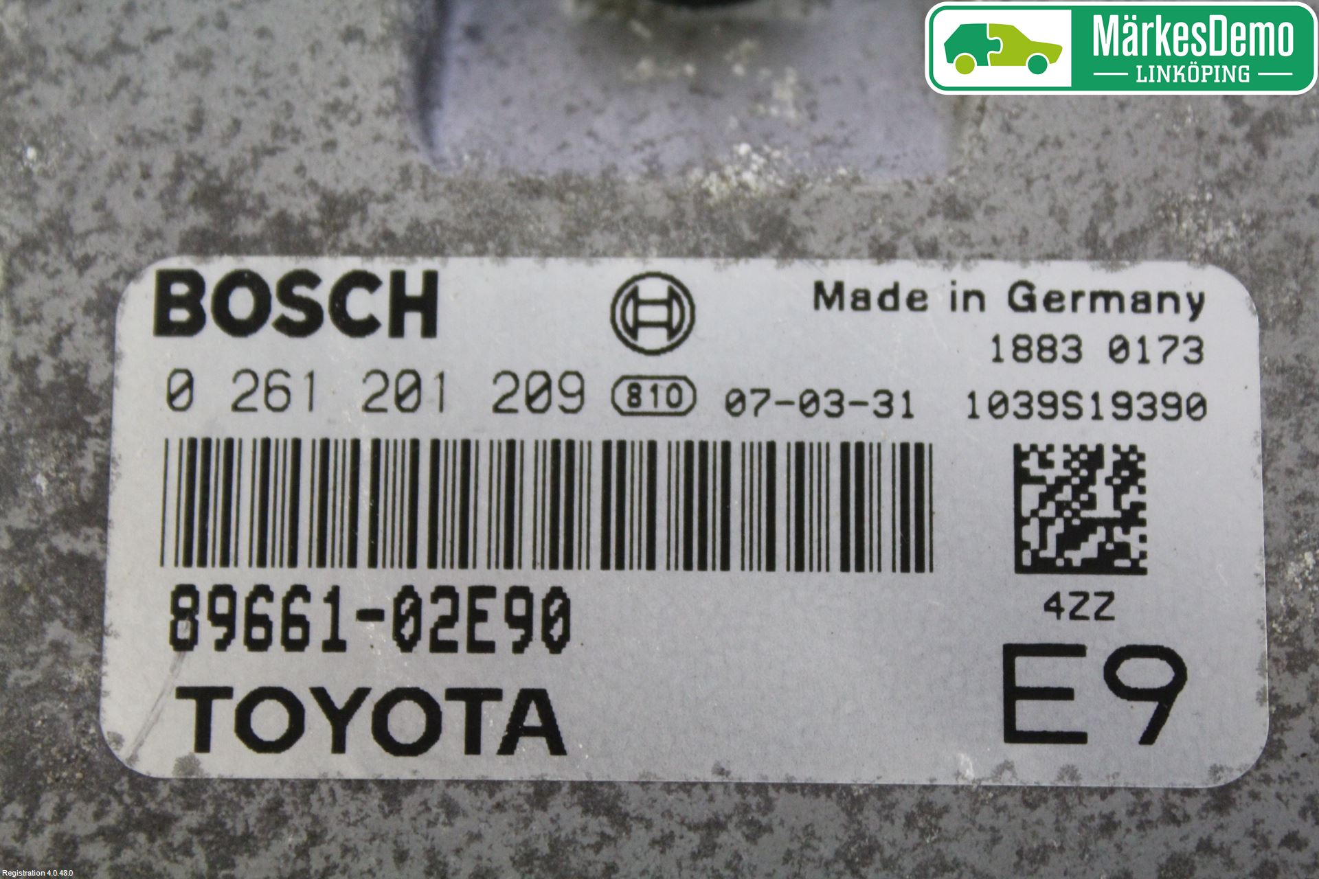 Toyota AURIS 07-09 Styreenhet Innsprøytning