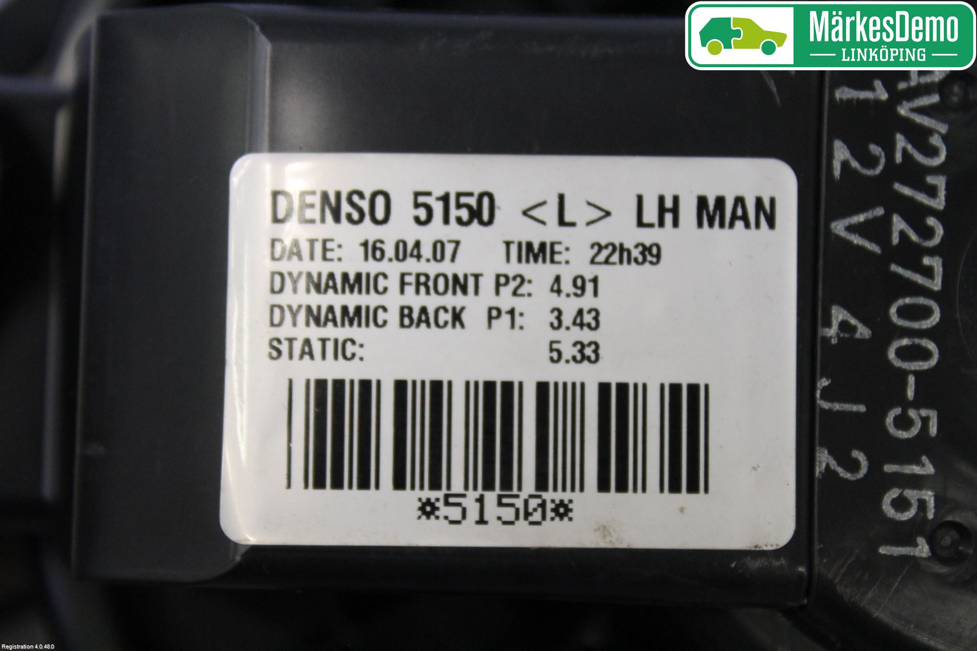 Toyota AURIS 07-09 Varmeapparat Viftemotor
