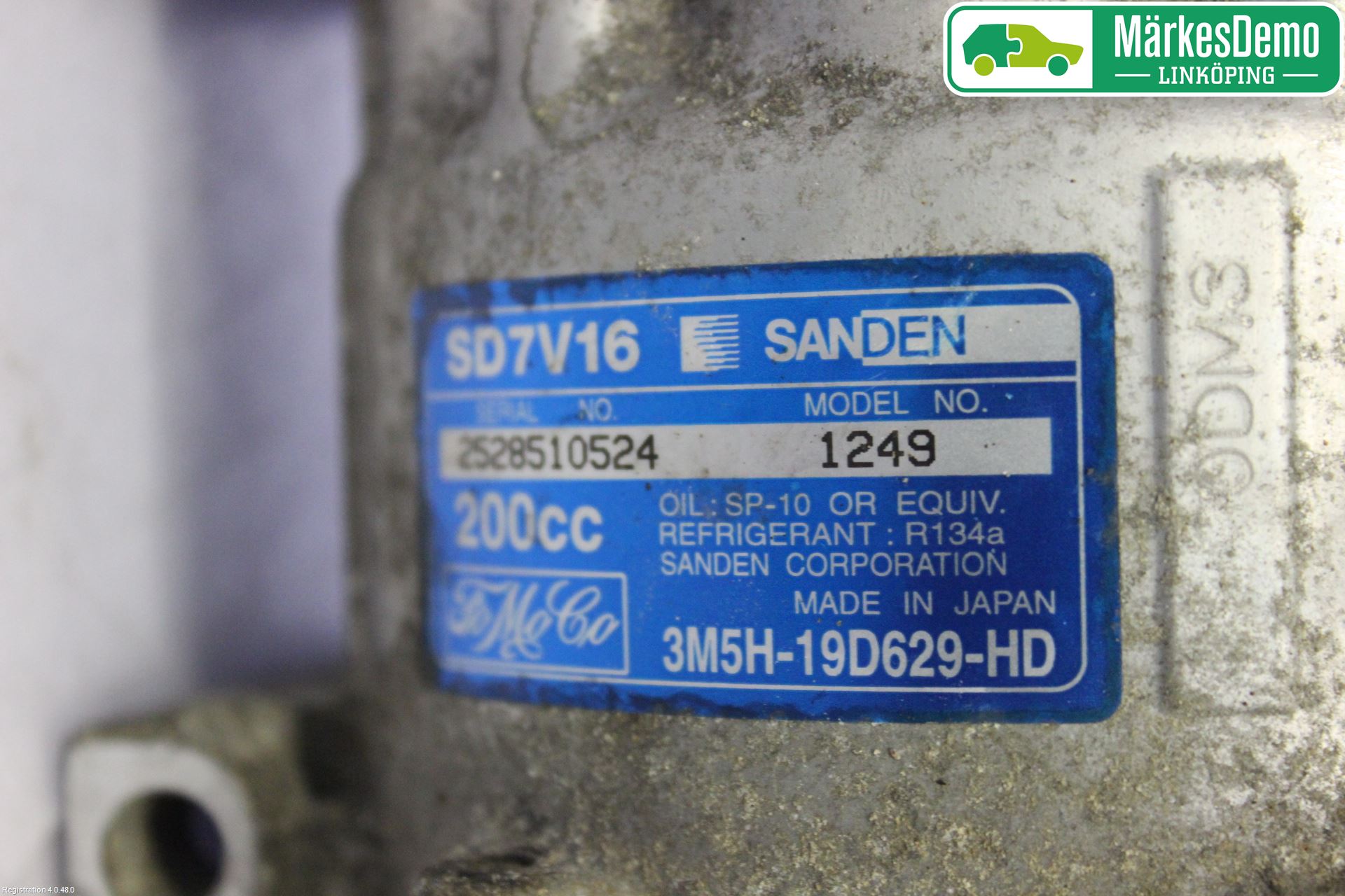 Volvo V50 04-07 Varme Ac Kompressor