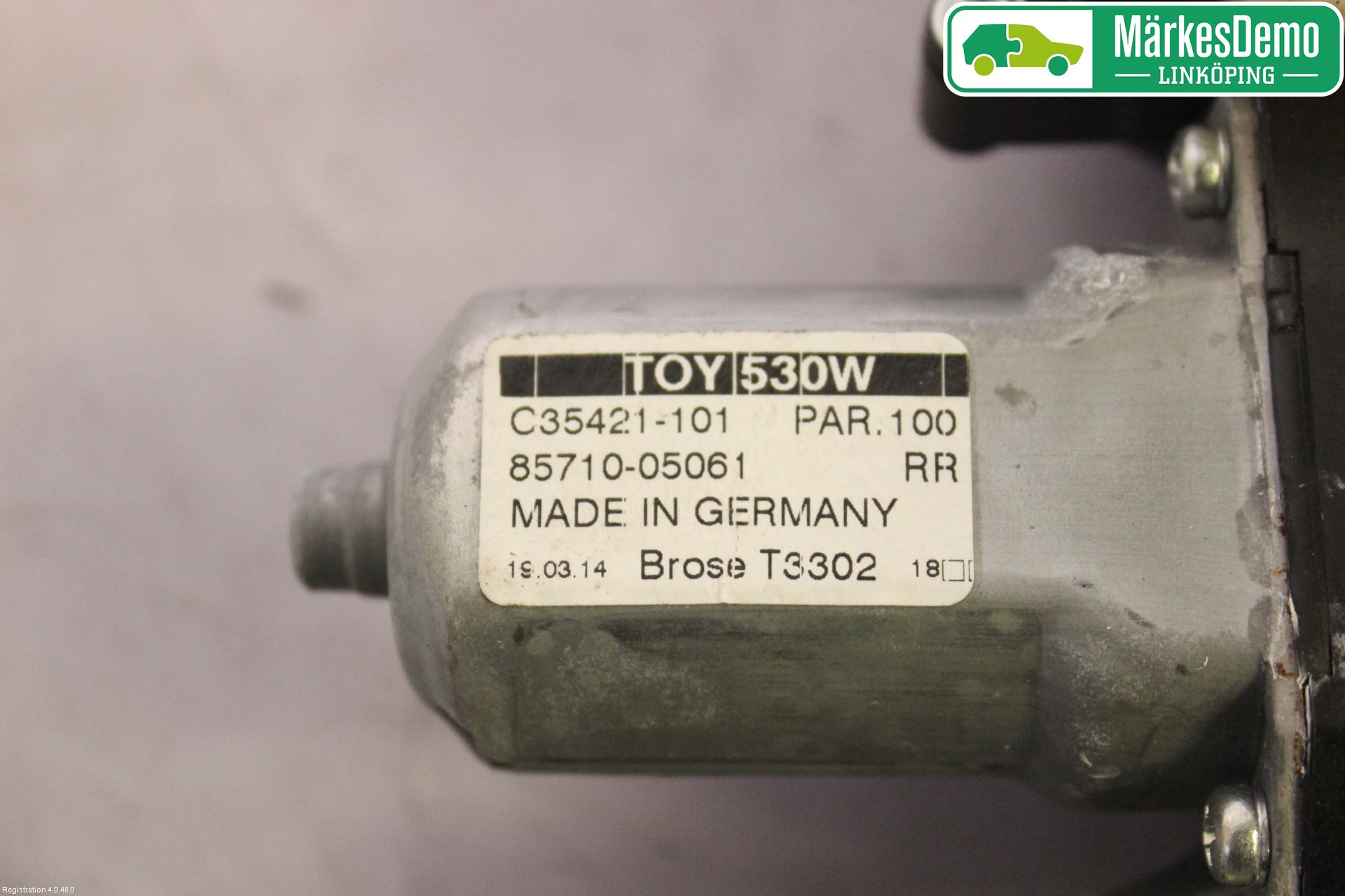 Toyota AVENSIS 09-15 Vindusheis El Komp