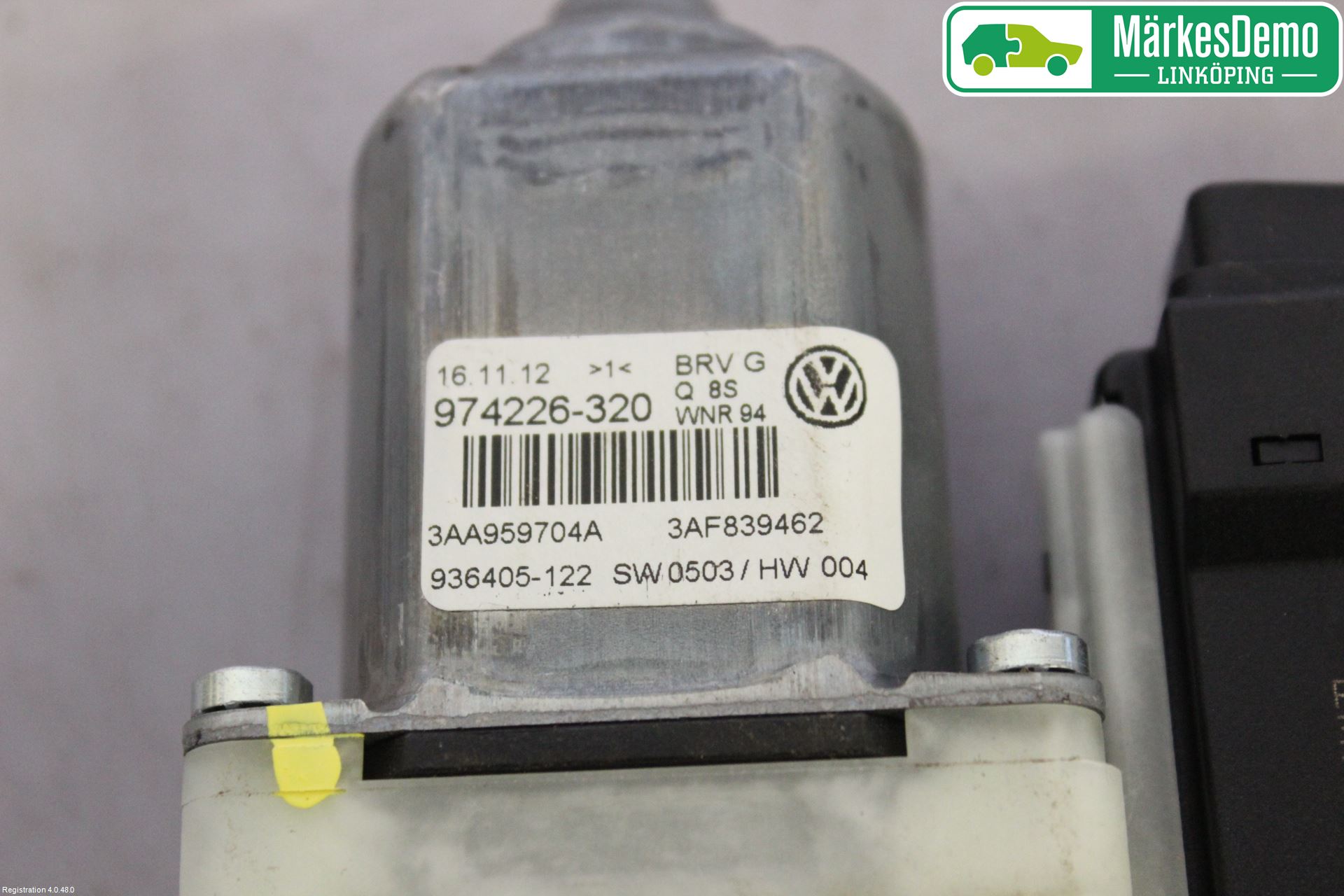 Volkswagen VW PASSAT 11-14 Vindusheismotor