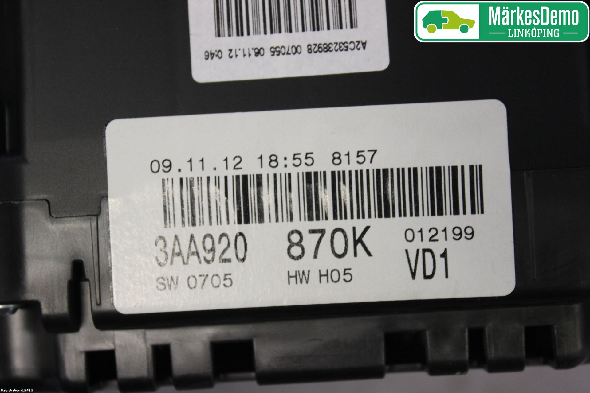 Volkswagen VW PASSAT 11-14 Instr Kombinert