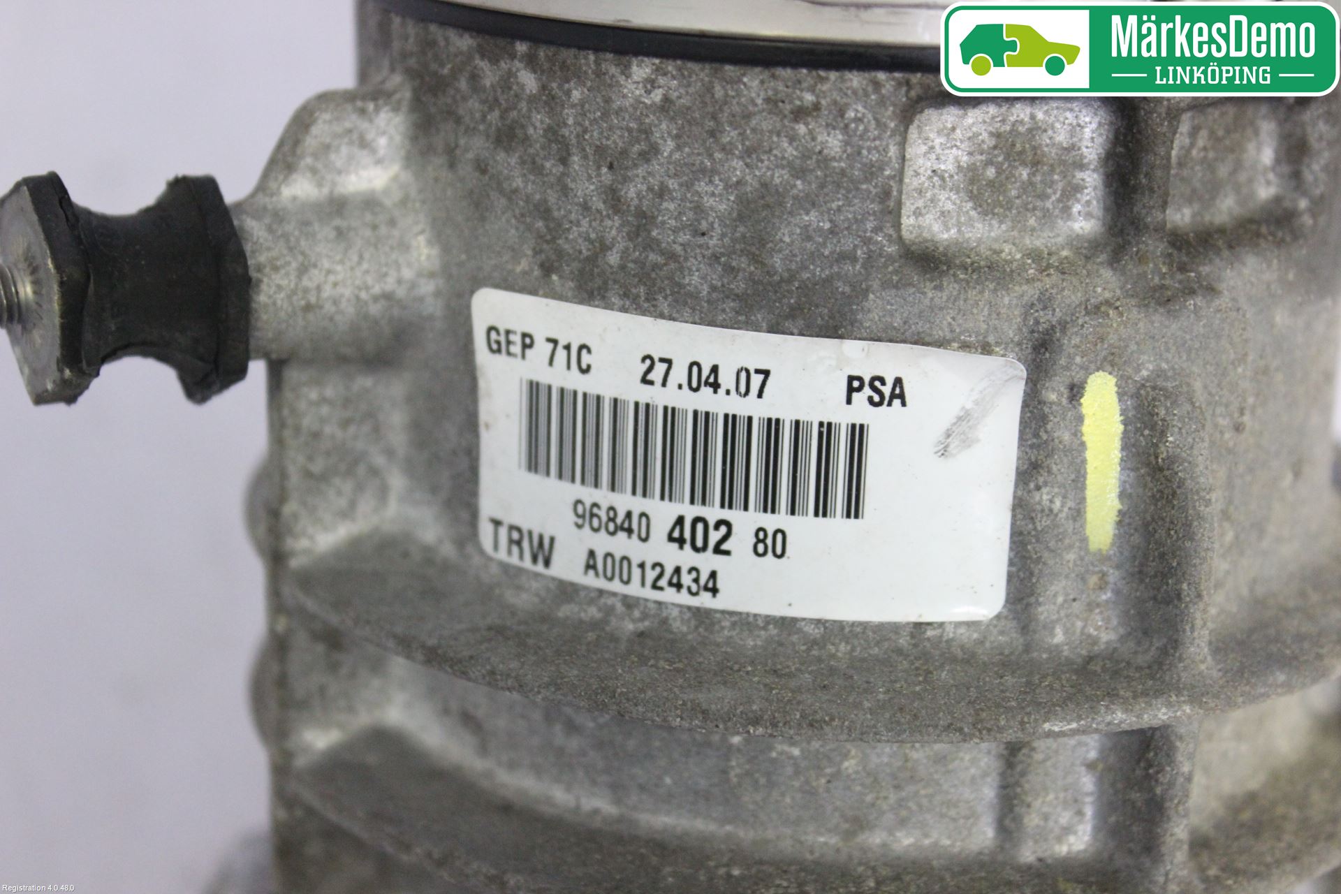 Citroen C4 GRAND PICASSO 07-13 Servostyring Eletrisk Pumpe