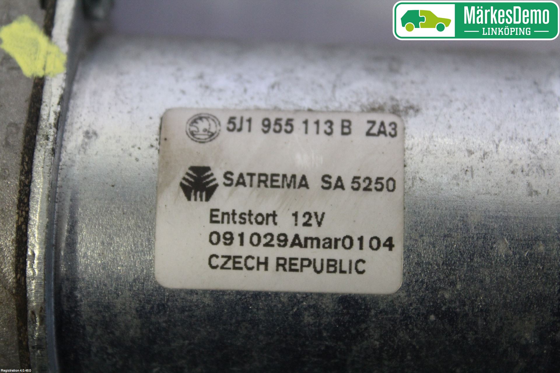 Skoda FABIA 07-14 Viskermotor Frontrute
