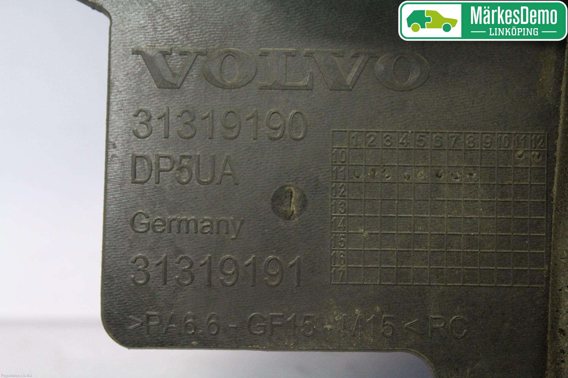 Volvo V50 08-12 Motor Deksel Over Motor