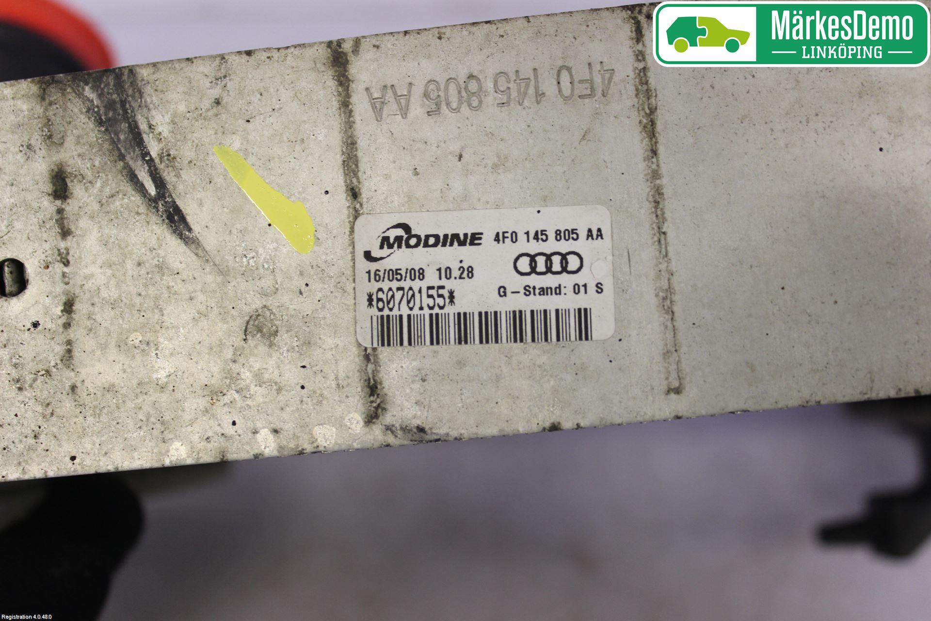 Audi A6/S6     05-11 Intercooler Radiator