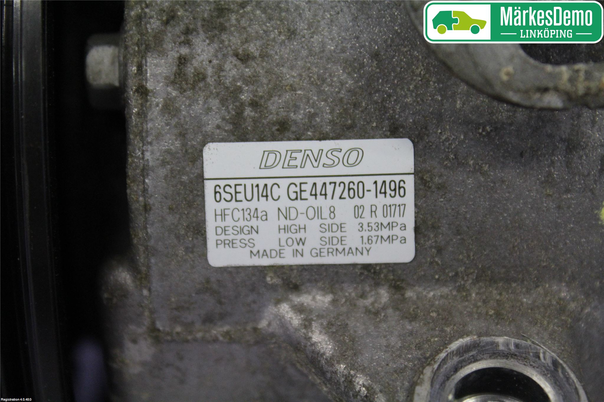 Toyota AVENSIS 09-15 Varme Ac Kompressor