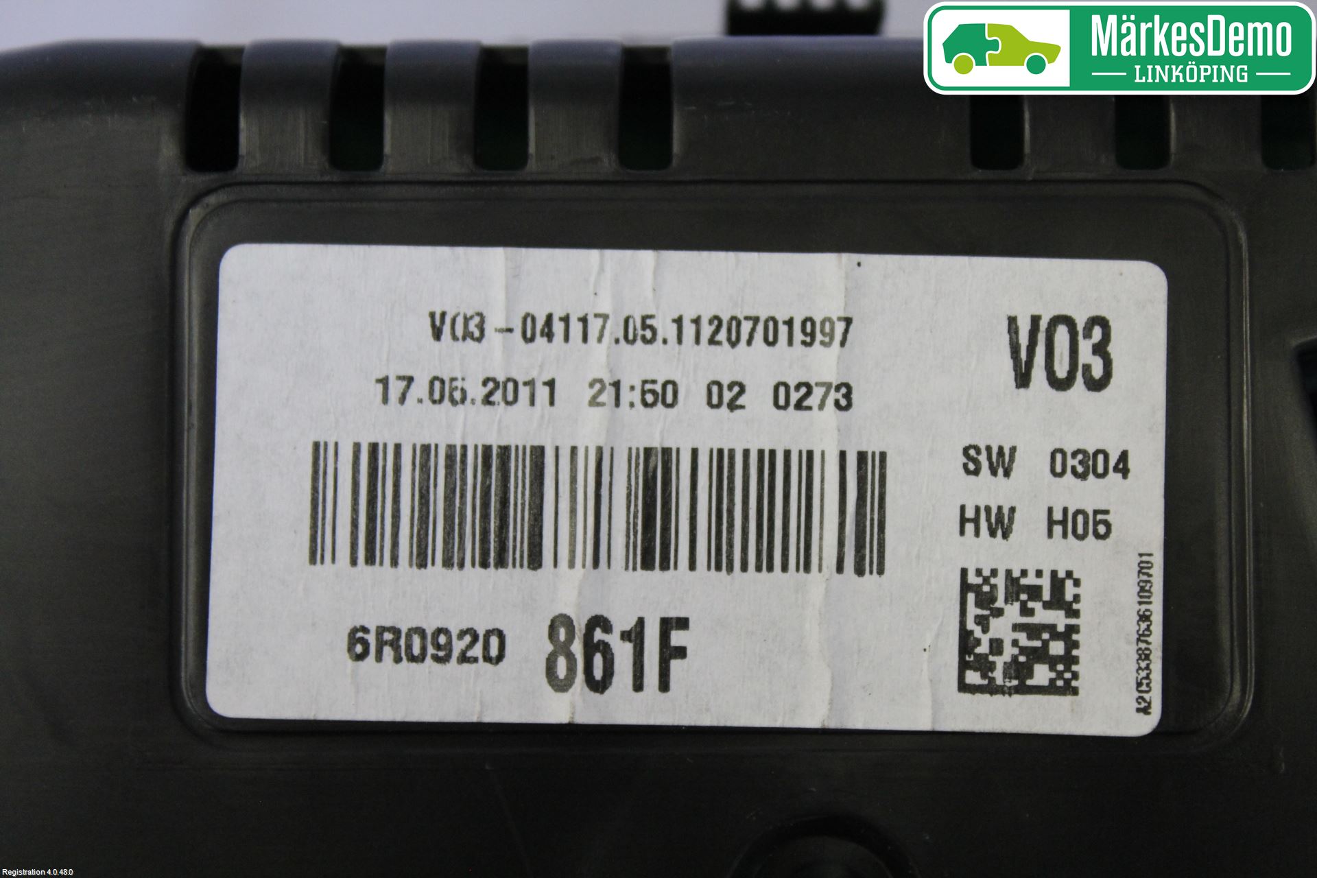 Volkswagen VW POLO 10-17 Instr Kombinert