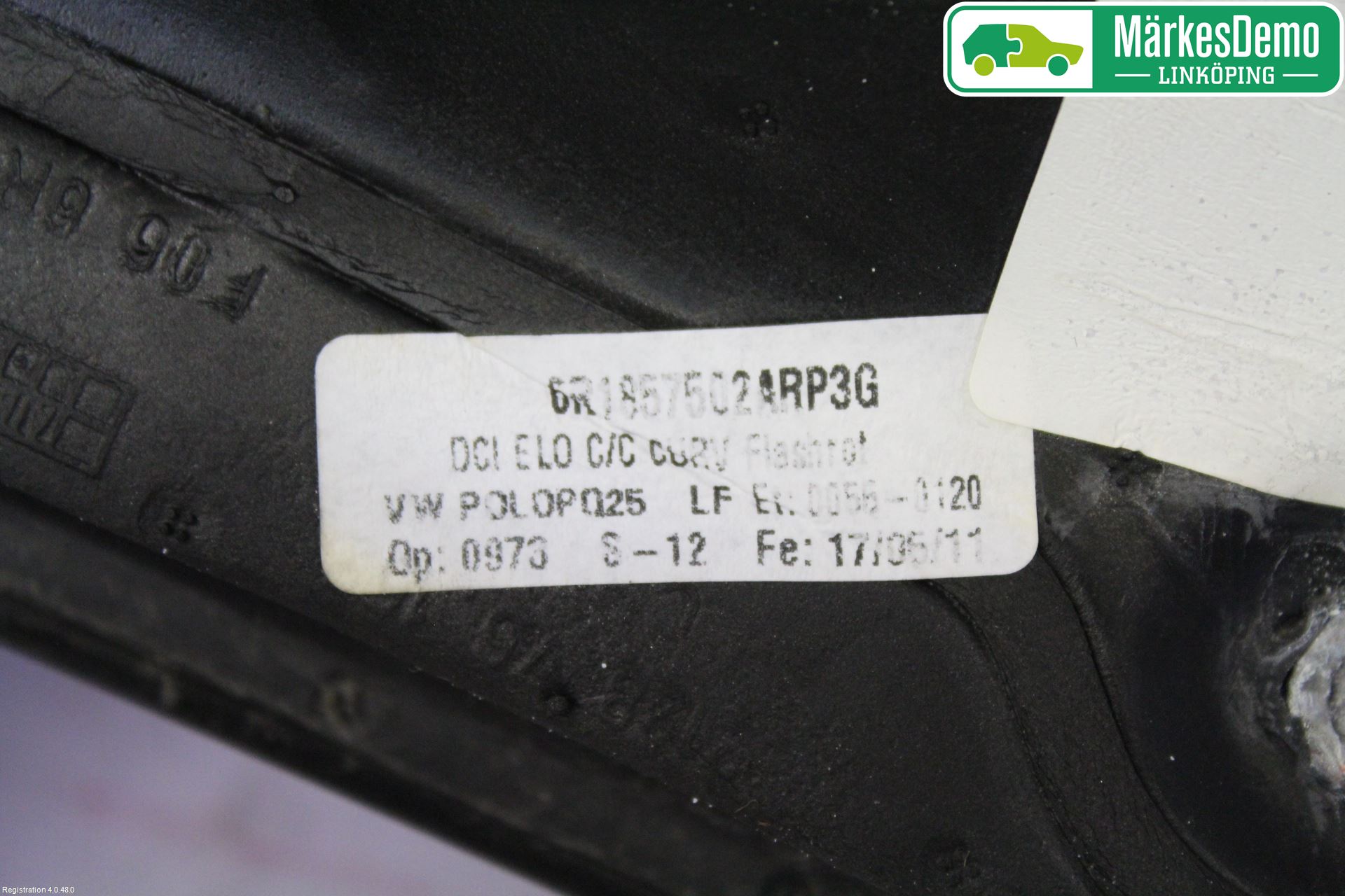 Volkswagen VW POLO 10-17 Speil H M-El Justering
