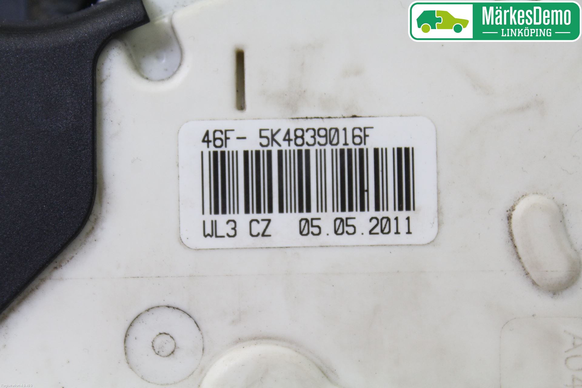 Volkswagen VW POLO 10-17 Dørlås - Låsekasse