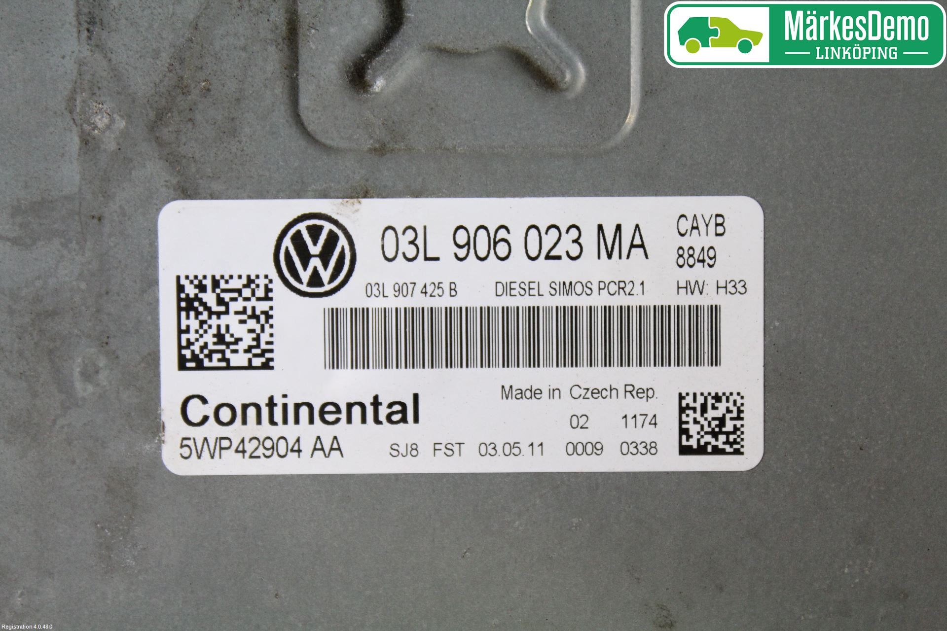 Volkswagen VW POLO 10-17 Styreenhet Innsprøytning