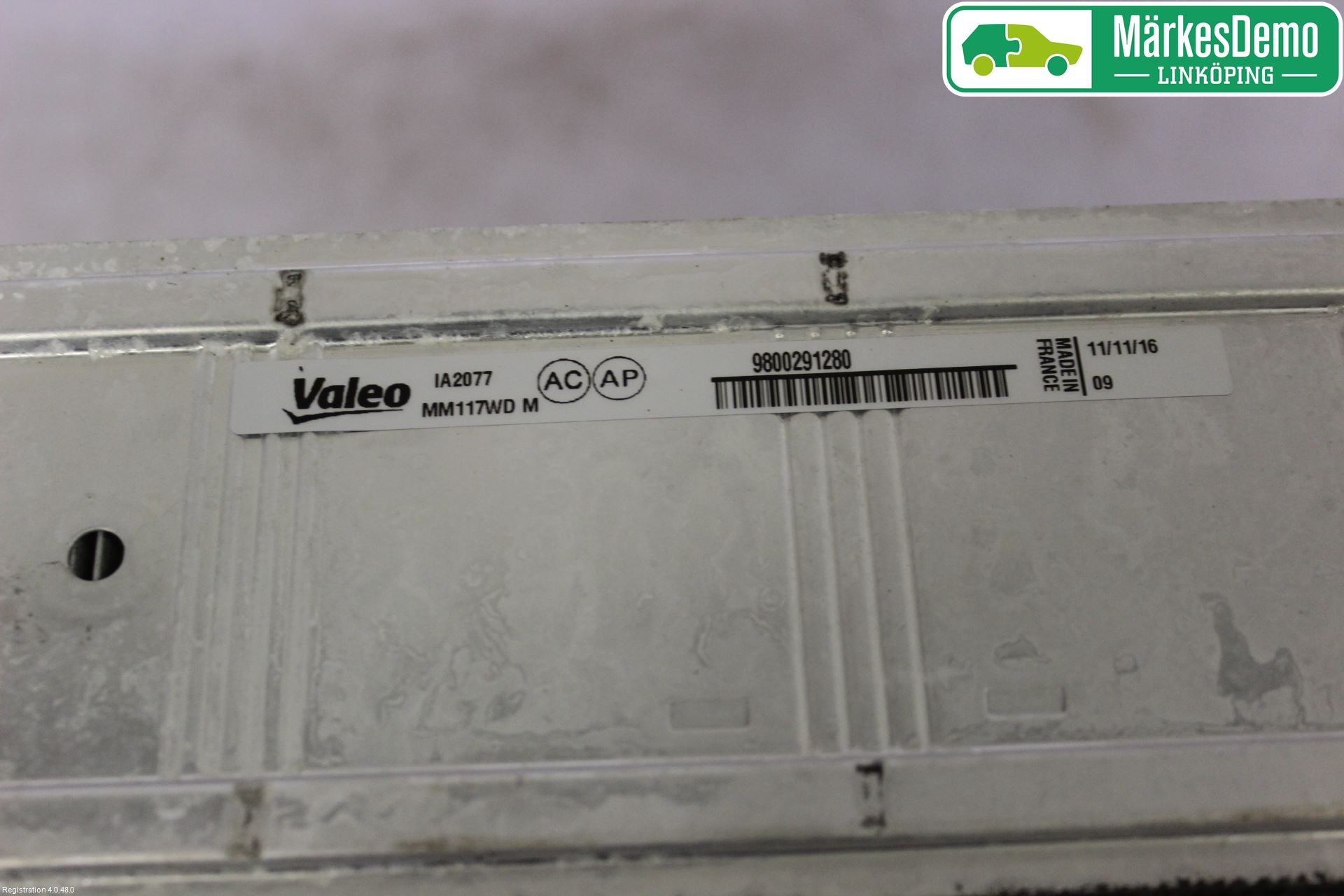 Citroen BERLINGO 08-18 Intercooler Radiator