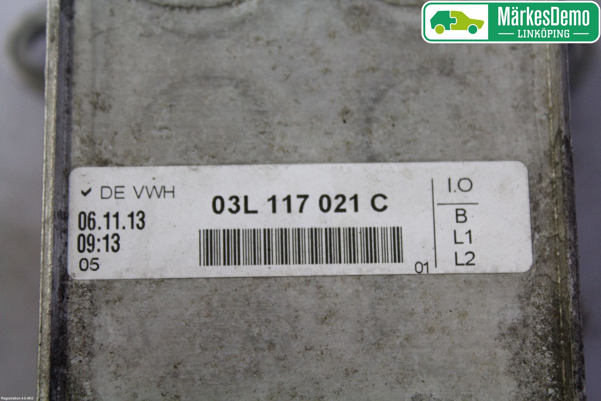 Volkswagen VW CADDY 11-15 Radiator Oljekjøler Motor