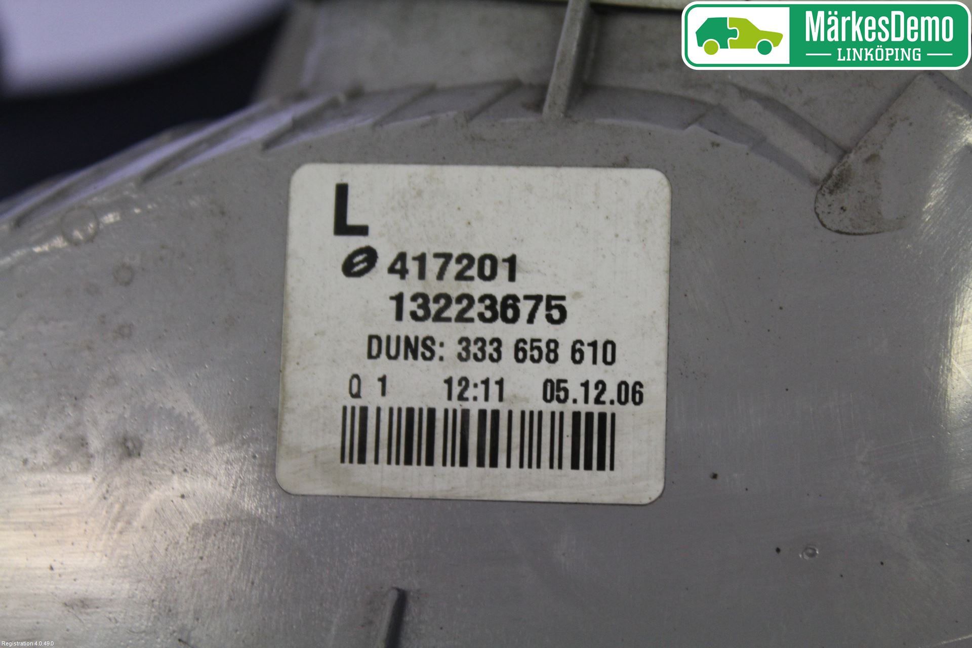 Opel ASTRA H 04-12 Baklykt Venstre