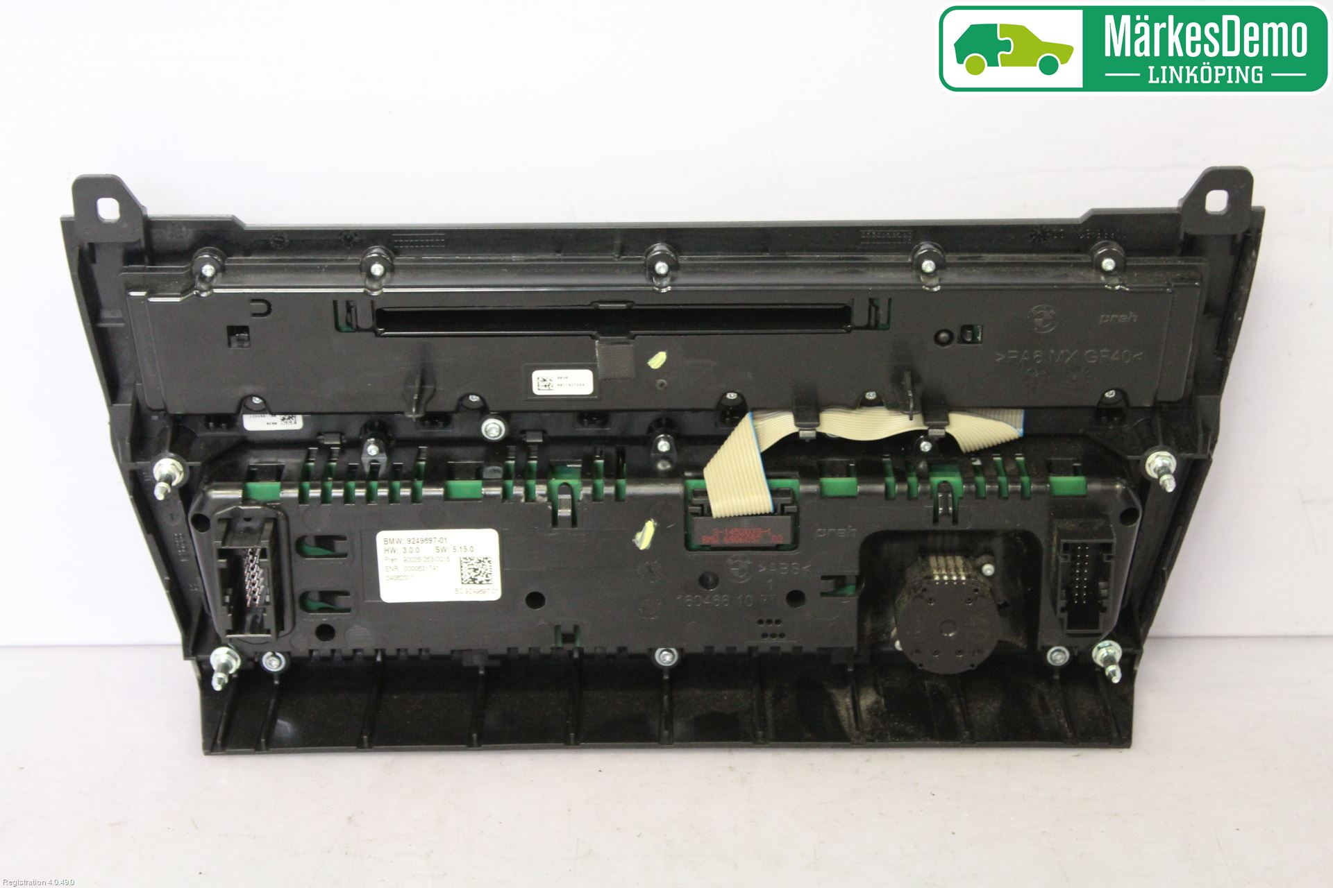 BMW 5 F10/F11/F18 09-17 Varme Ac Betjening-Display