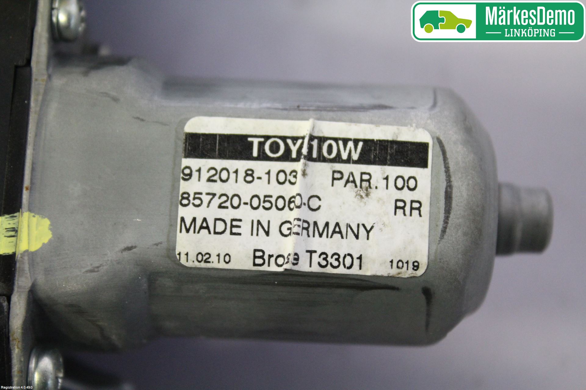 Toyota AVENSIS 09-15 Vindusheis El Komp