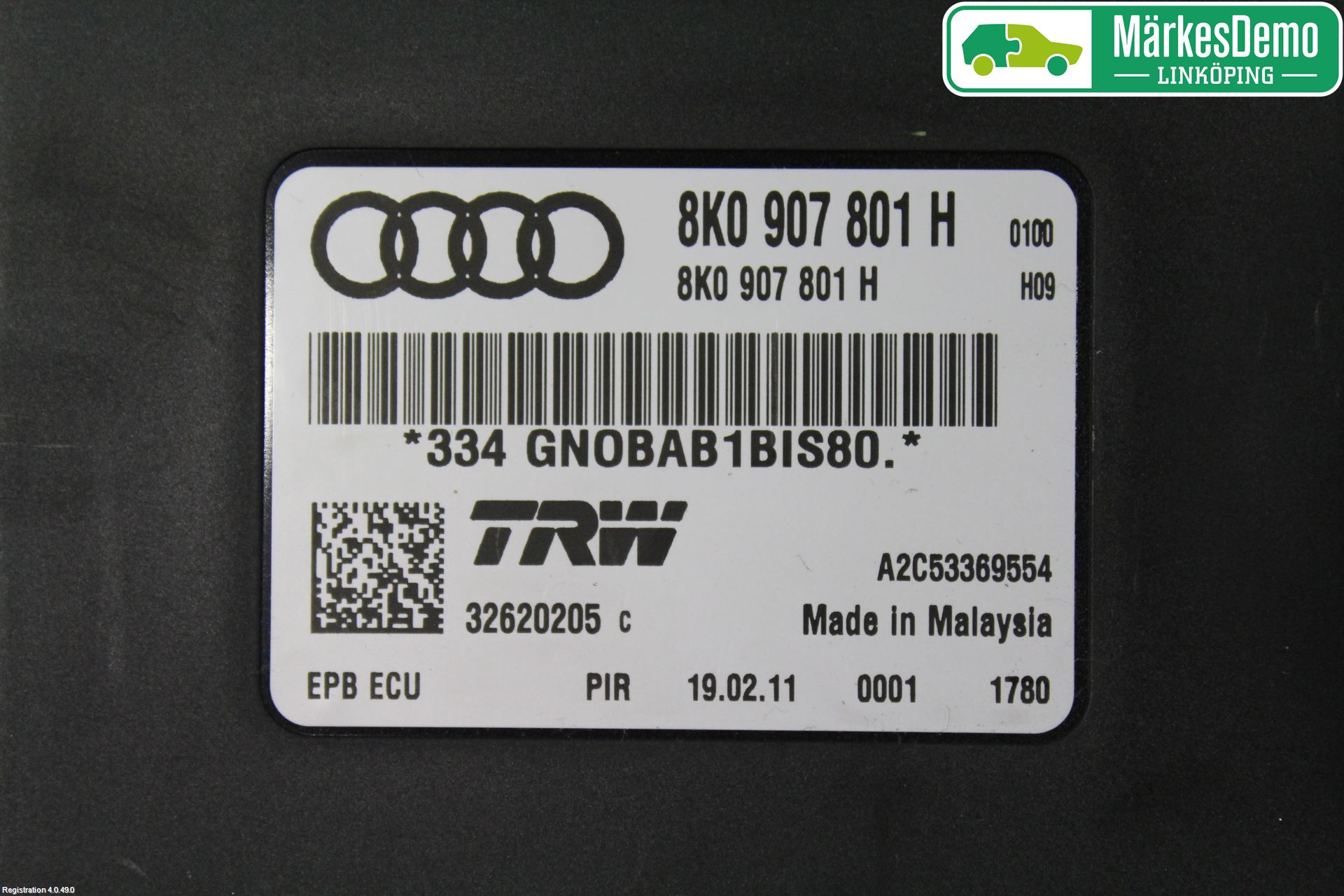 Audi A5 07-16 Styreenhet Parkbrems