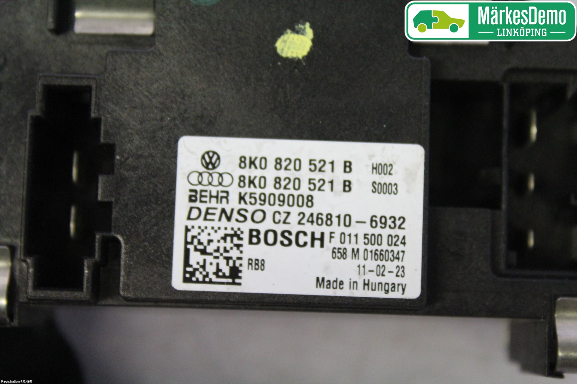 Audi A5 07-16 Varmeapparat Viftemotstand