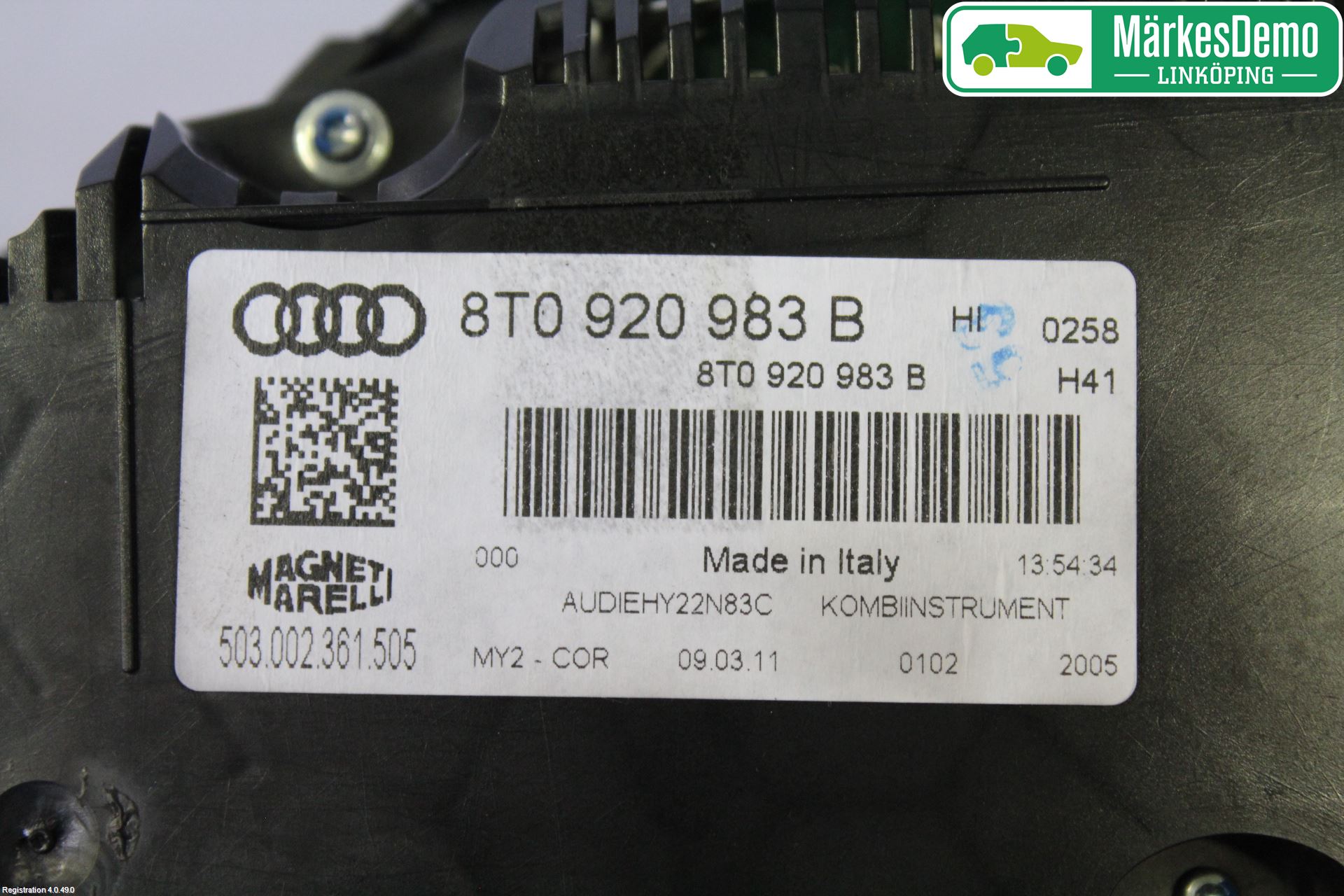 Audi A5 07-16 Instr Kombinert