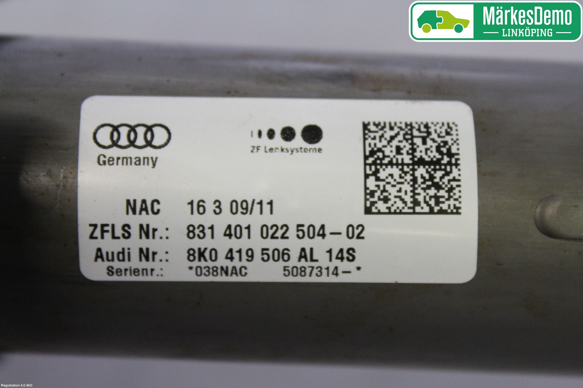 Audi A5 07-16 Rattakselaggregat Justerbart