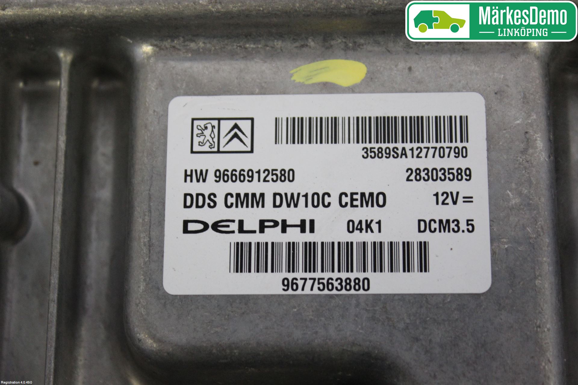 Citroen C5 08-17 Styreenhet Dieselpumpe