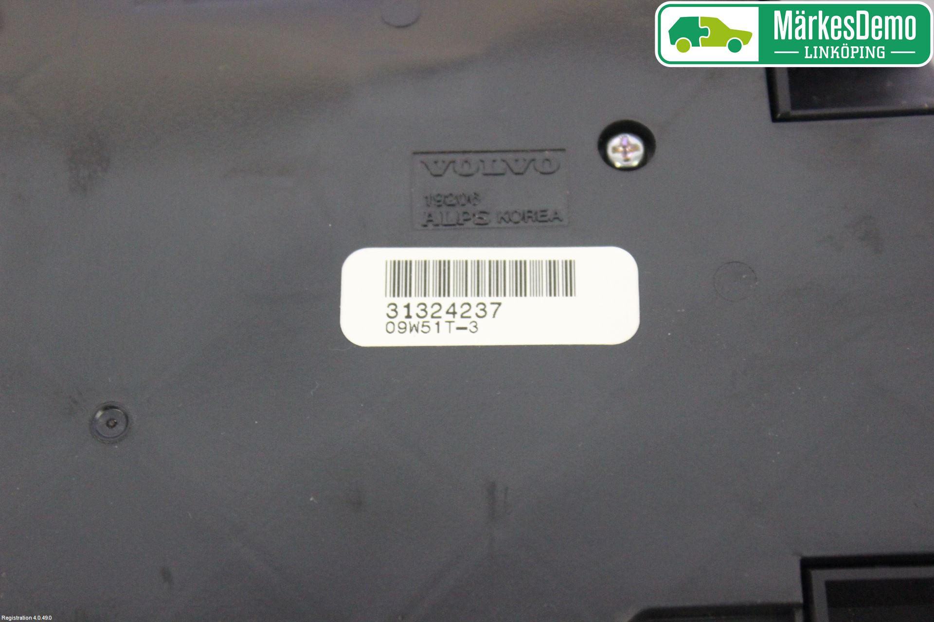 Volvo V50 08-12 Varme Ac Betjening-Display