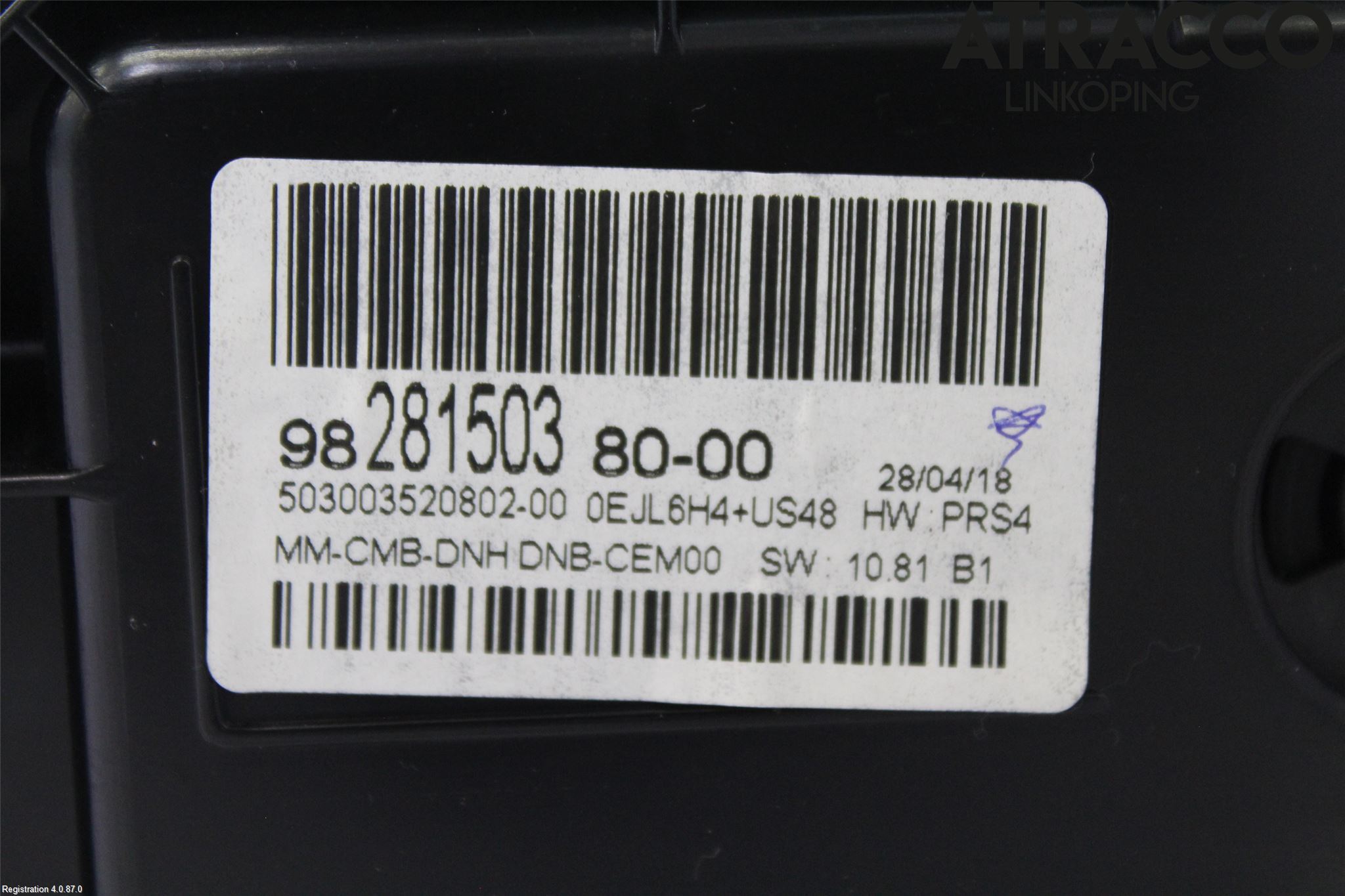 Peugeot 5008 17-24 Instr Kombinert