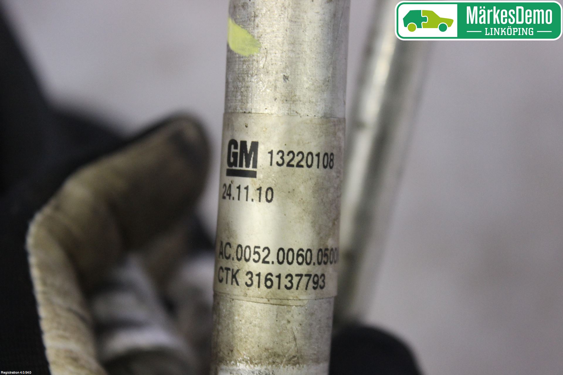 Saab 9-5 10-12 Varme Ac Slange - Rør