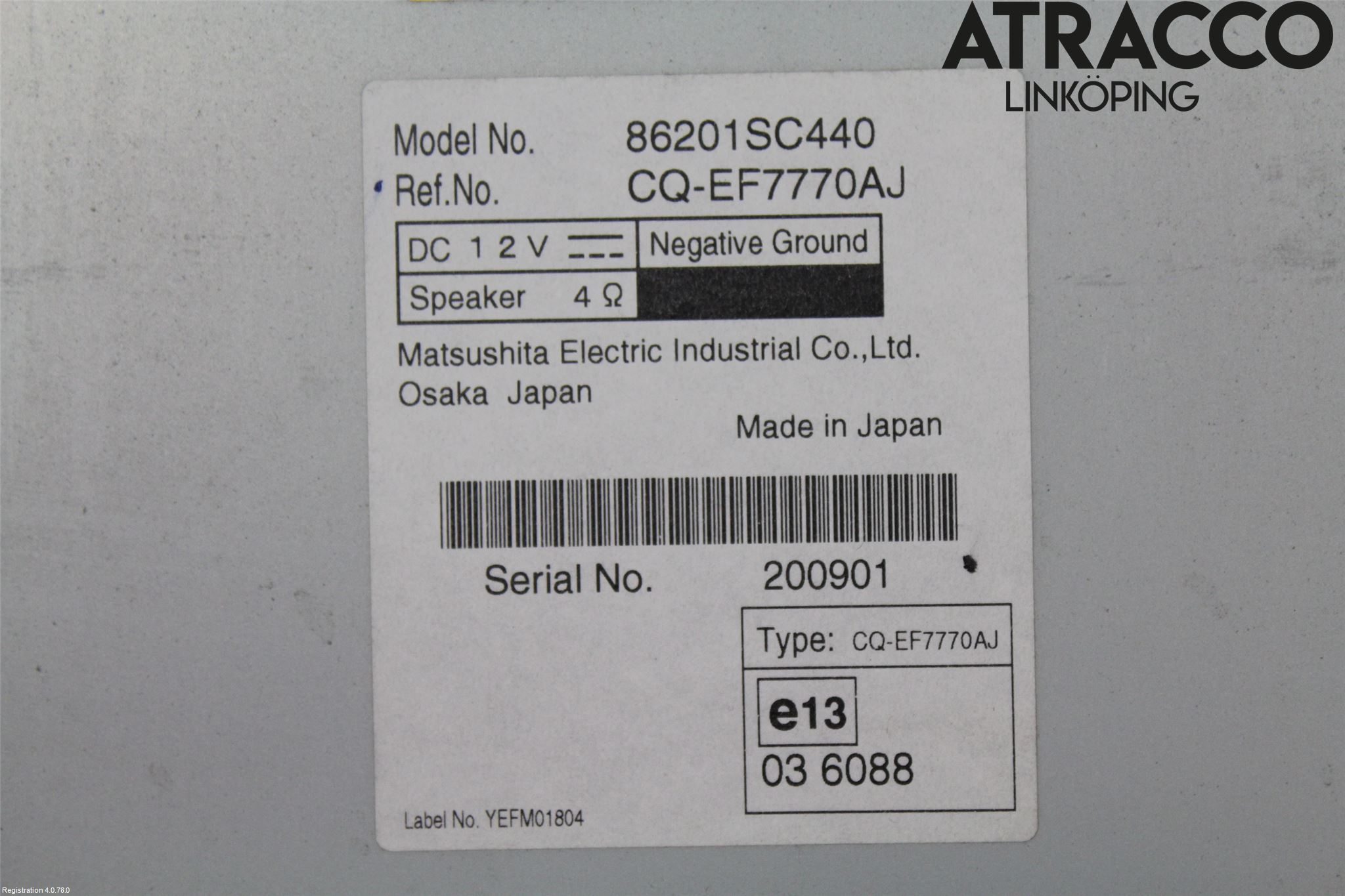 Subaru FORESTER SH  08-13 Stereo Radio Med Cd
